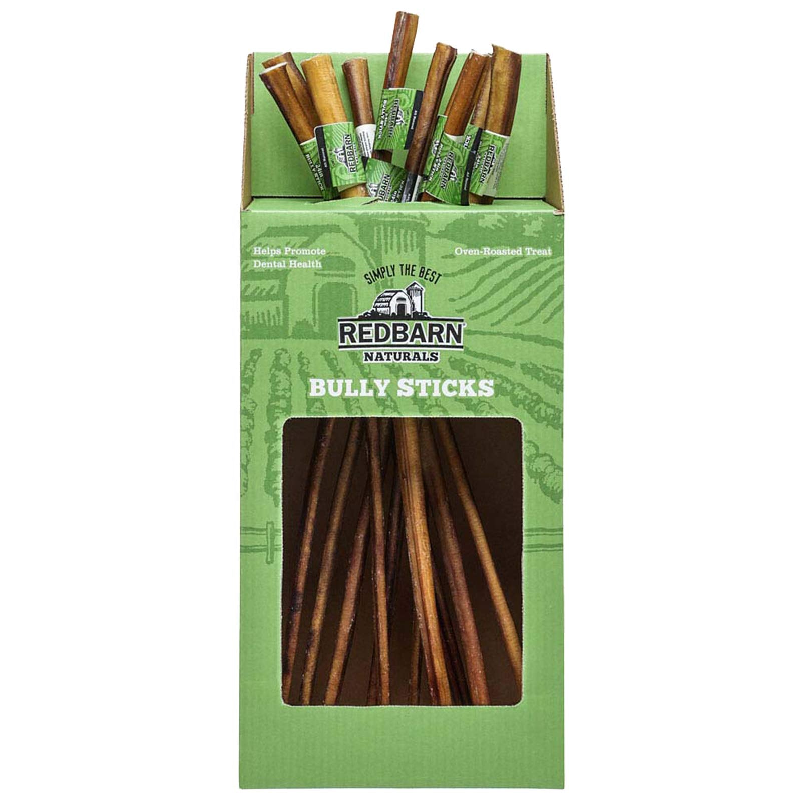 Redbarn 24 Bully Sticks for Dogs 25-Count