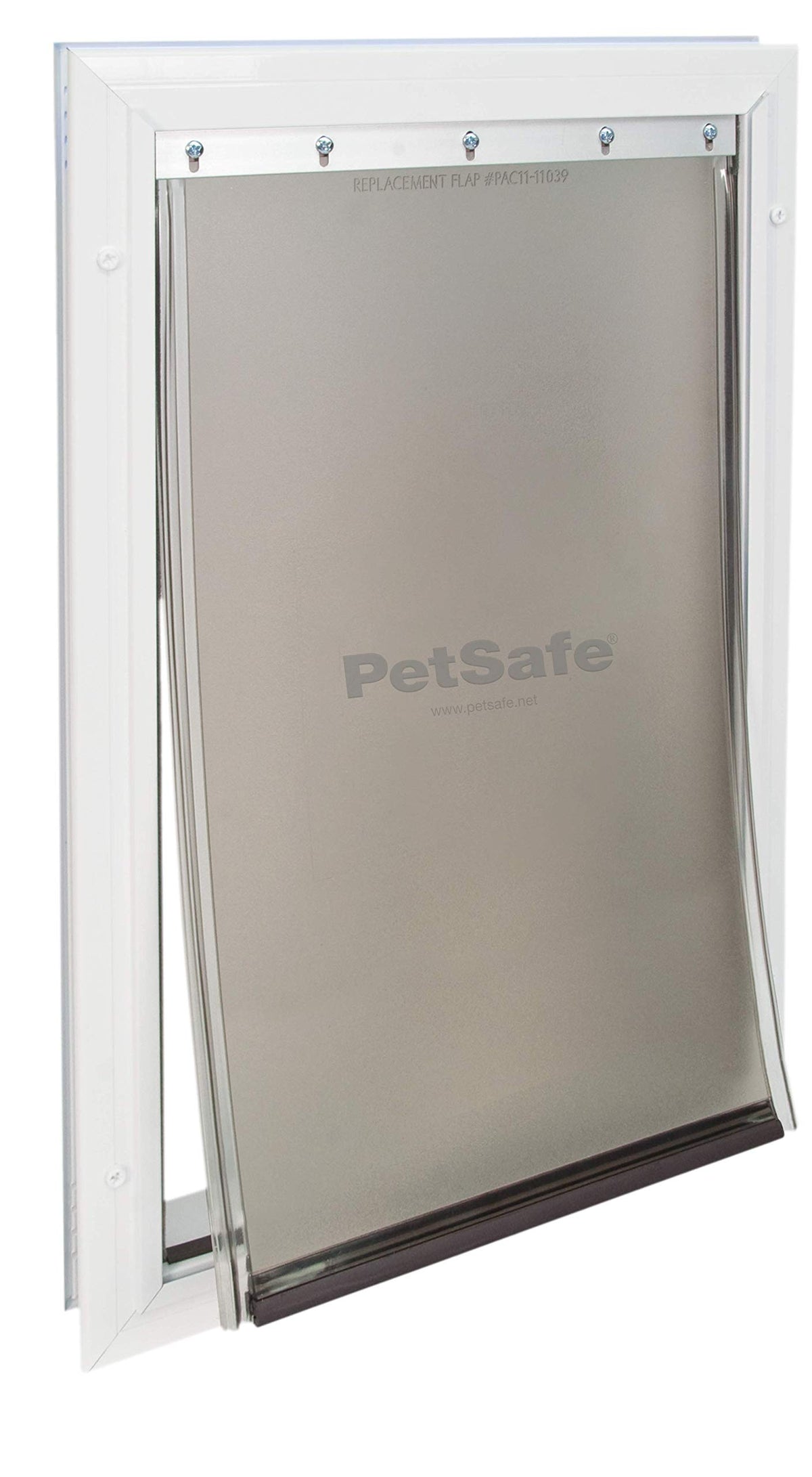 Petsafe, Staywell, Aluminium Pet Door, Solid Design, Easy Install, For Pets Up To 45 Kg - (Large),White