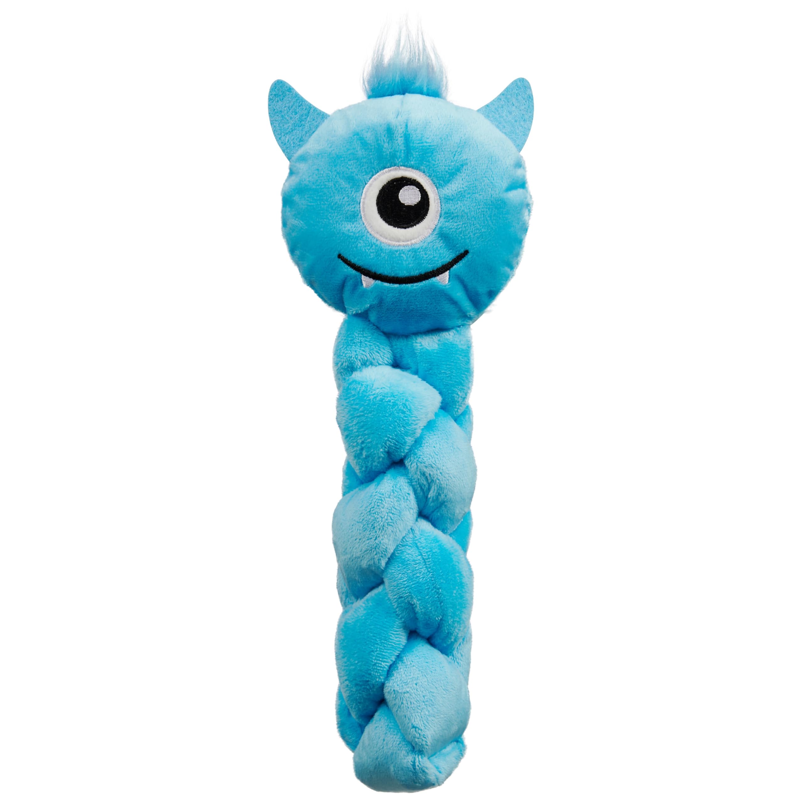 Outward Hound by Nina Ottosson Twistiez Interactive Plush Dog Treat Puzzle, Monster, Blue