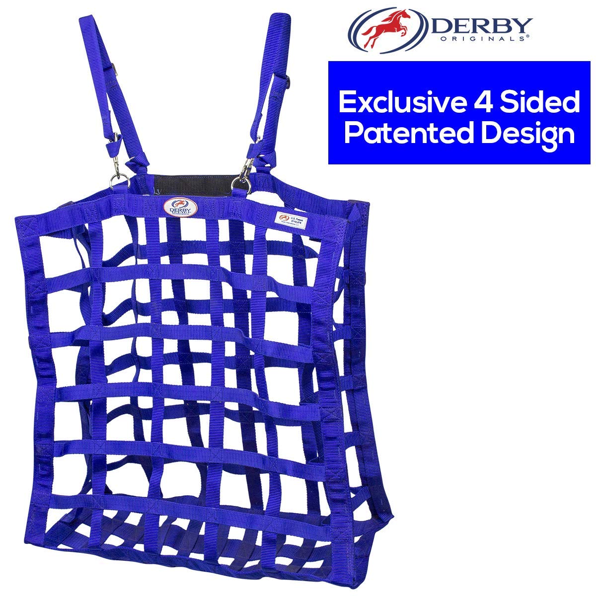 Derby Originals Easy Feeder Horse Hay Bag With Super Tough Bottom And 1 Year Warranty