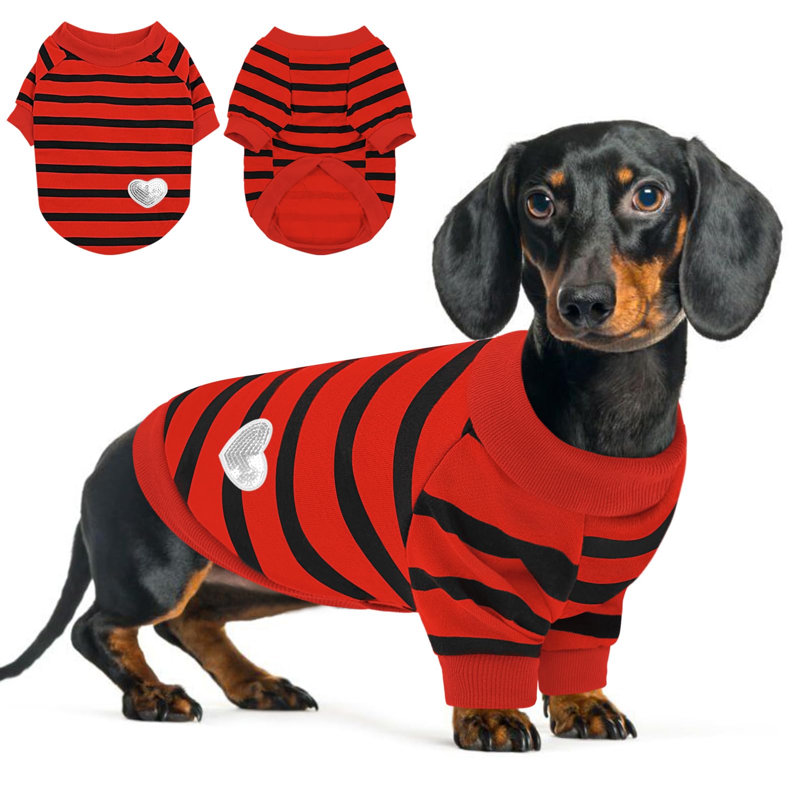 Queenmore Small Dog Shirt,Soft Breathable Dog Shirt For Dogs Cats Boy Girl,Pet Clothes For All Season,Breathable Lightweight Pet