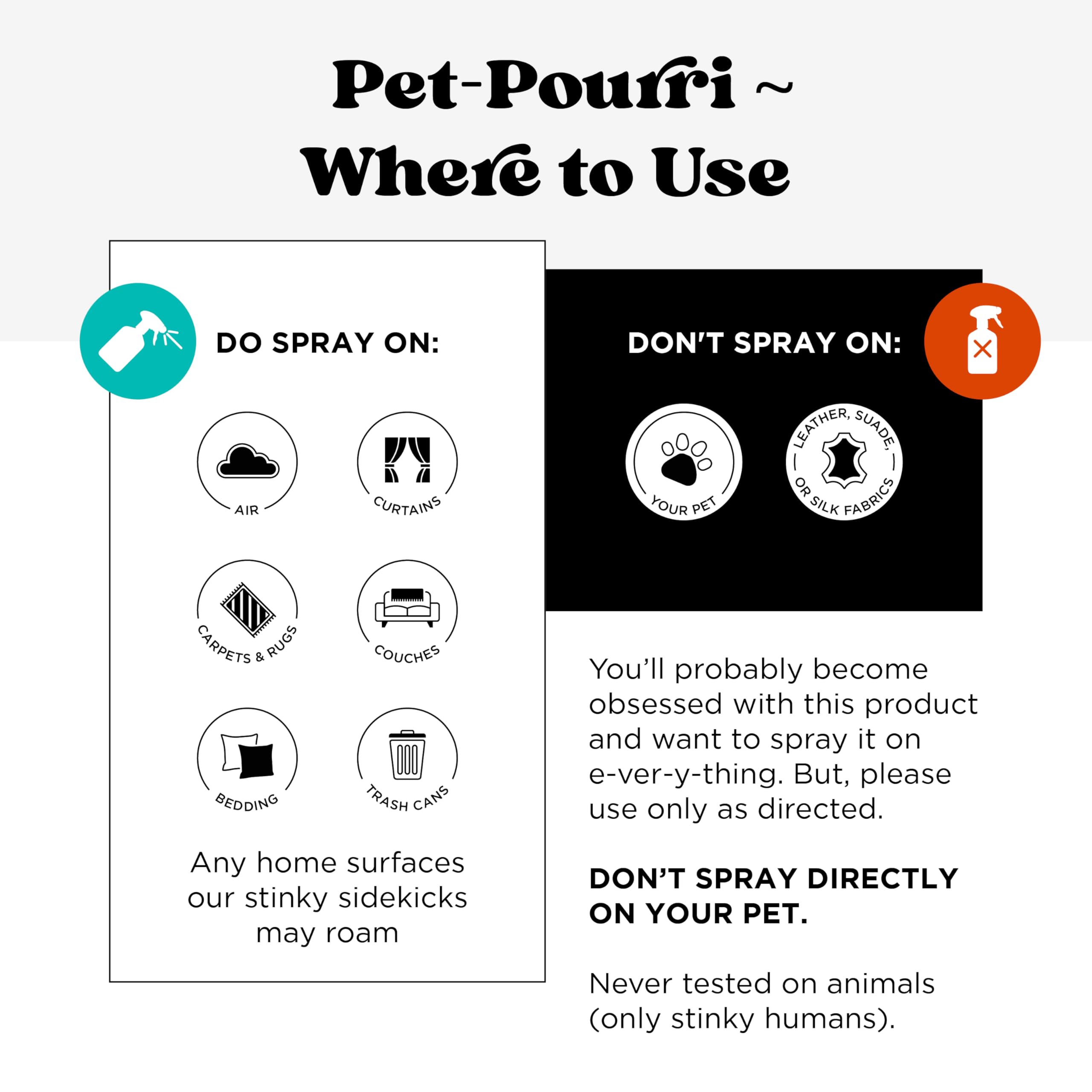 Pet-Pourri Pet Odor Air + Fabric Odor Eliminator Spray, Pawsitively Fresh, 16 Fl Oz