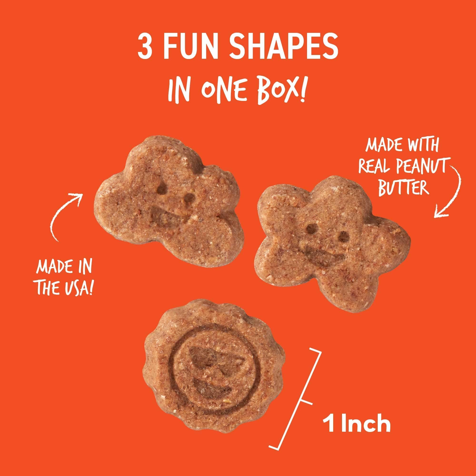 Cloud Star Wag More Bark Less Soft Chews Grain Free Dog Treats, Peanut Butter & Apples, 20 oz. Pouch