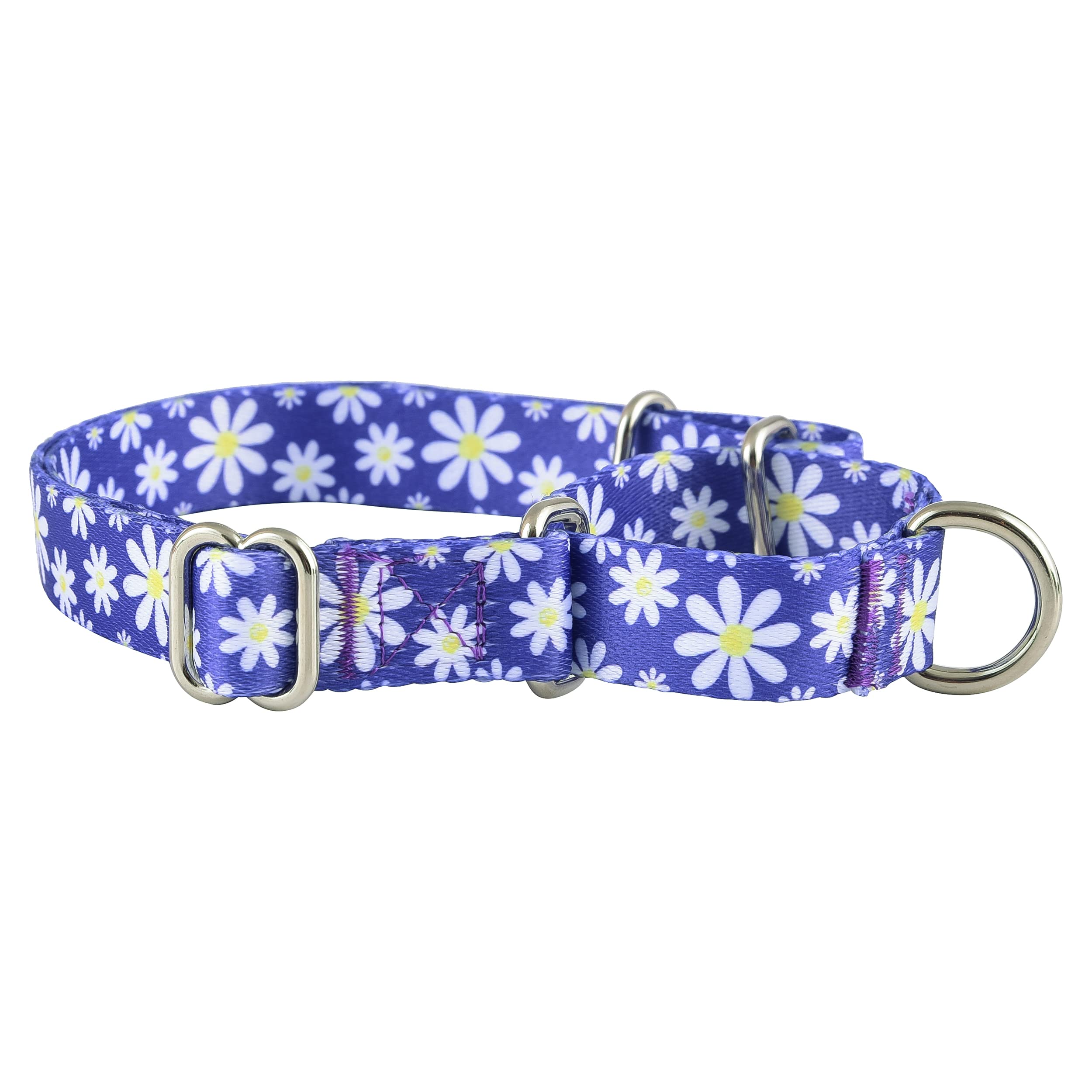 Martingale Collar For Dogs, No Slip Puppy Training For Boy Or Girl, Small Or Large Dogs, Cute Flower, Pink, American Flag Patter