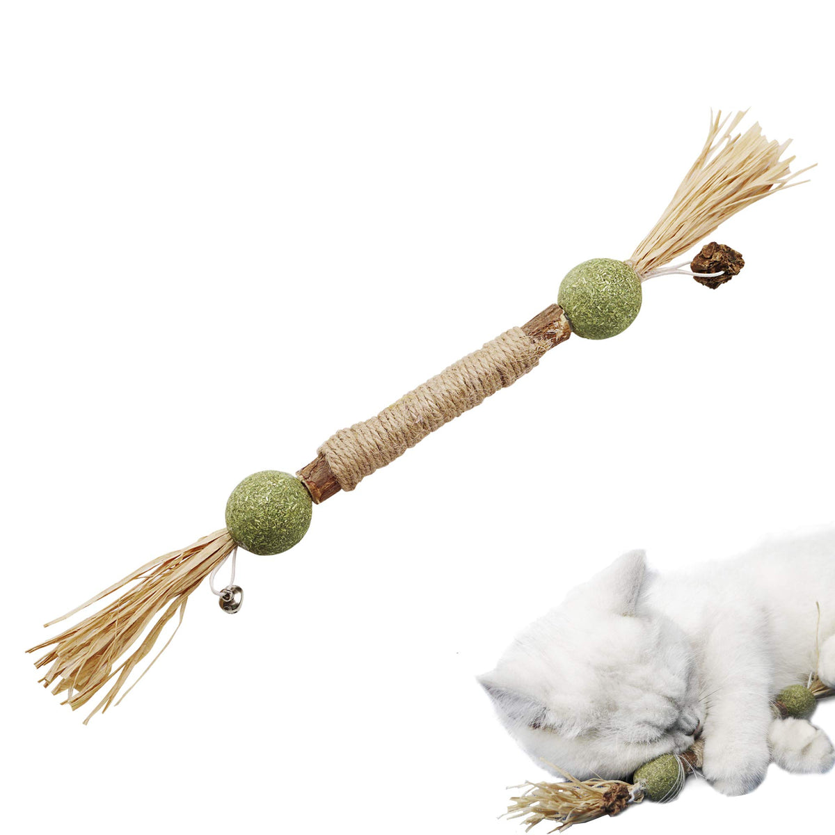 Paz'S Gift Catnip Toy Cat Toys Catnip Toy Cat Chew Toy Cat Kicking Silvervine Stick Teeth Cleaning Cute Kitten Teething Indoor I