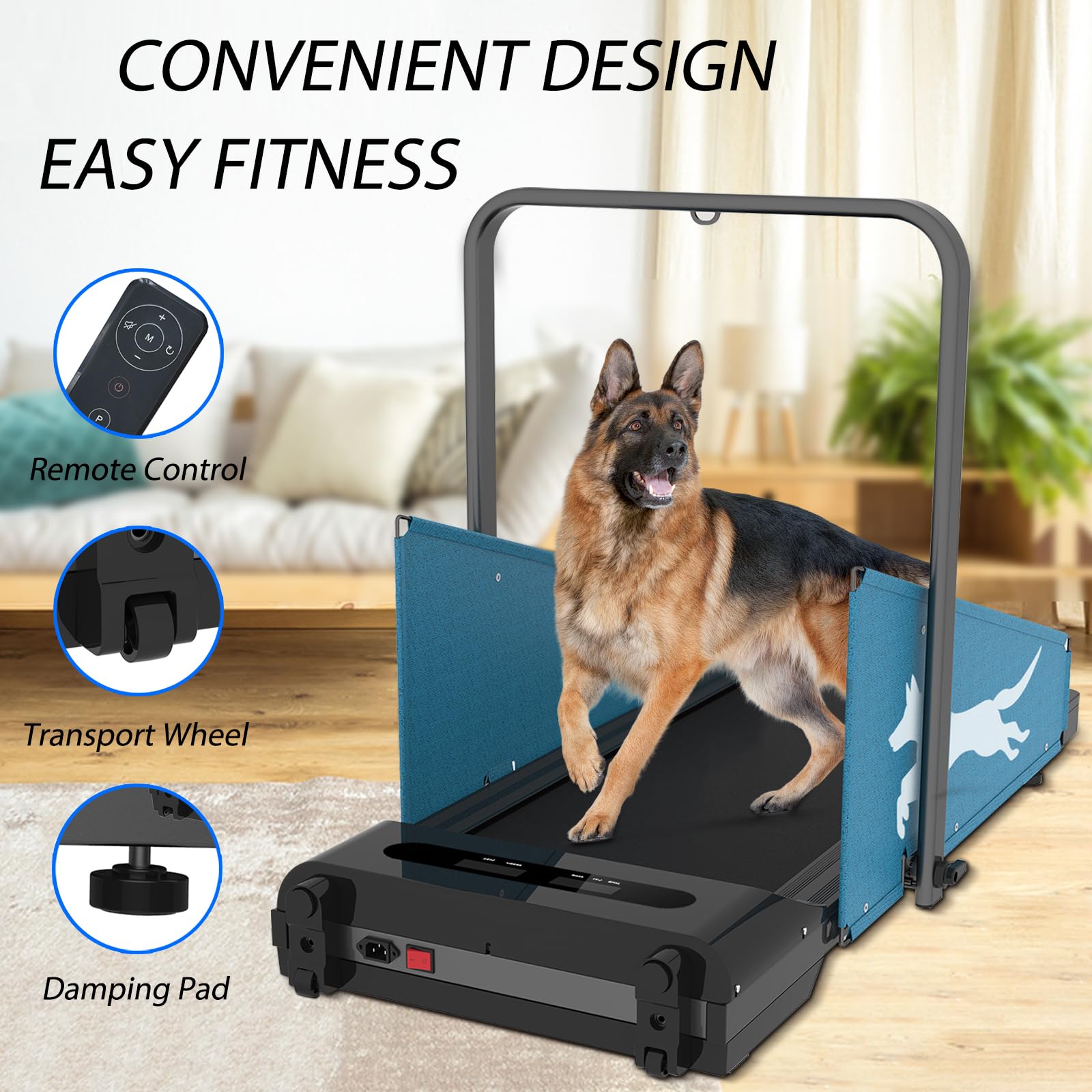Dog Treadmill For Small Medium Dog, Pet Dog Running Machine Exercise Training Dogs With Remote Control, Indoor Dog Pacer With Pr