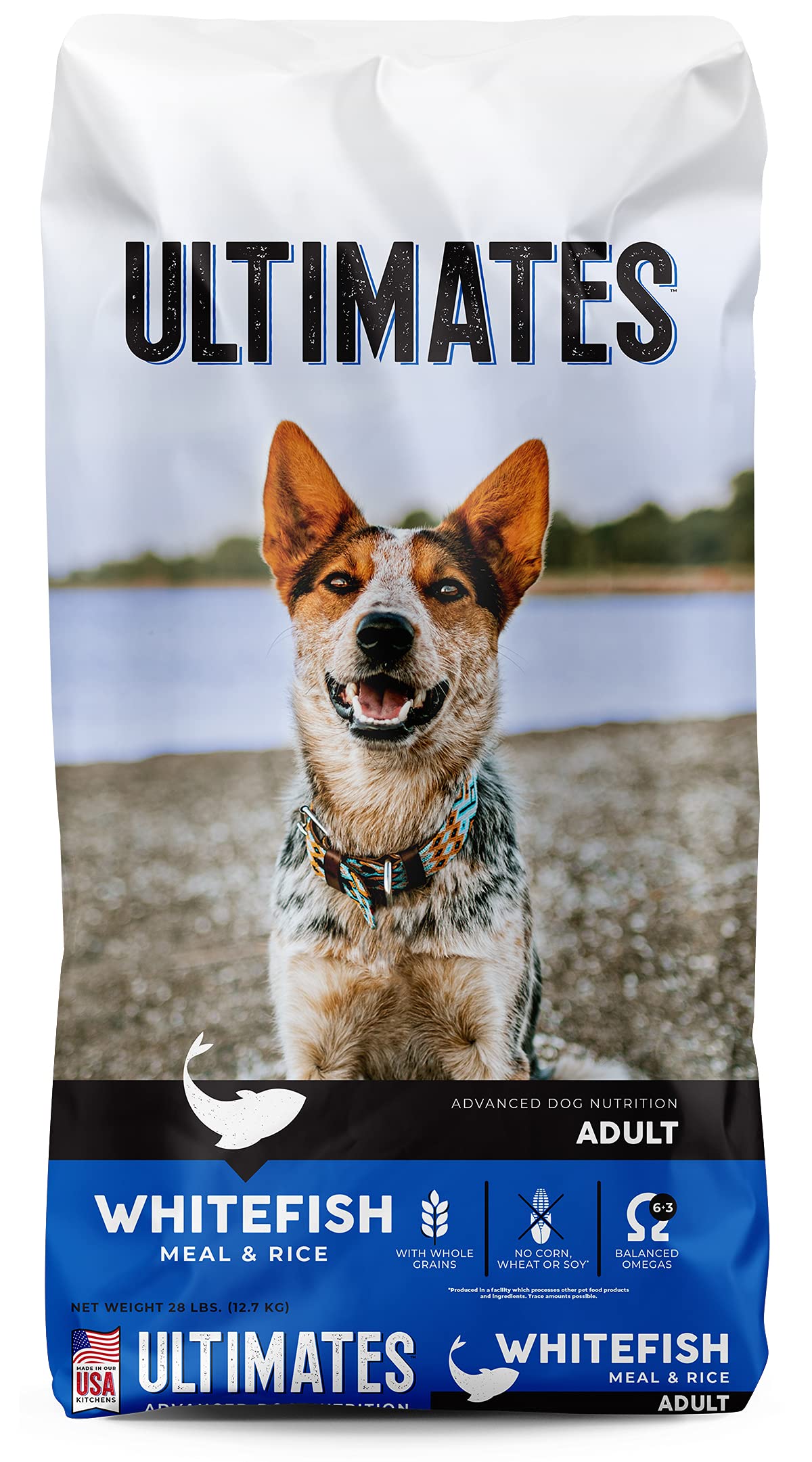 Ultimates Whitefish Meal & Rice Dry Dog Food 28 lb
