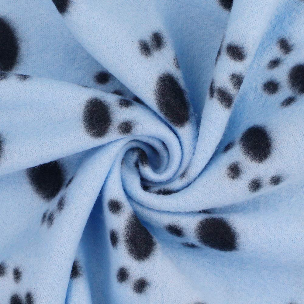 Comsmart Dog Blankets For Small Dogs, 6 Pack Puppy Blanket Cute Paw Print Pet Blanket For Dog, Puppy, Cat, Kitten, 39X35 Inches,