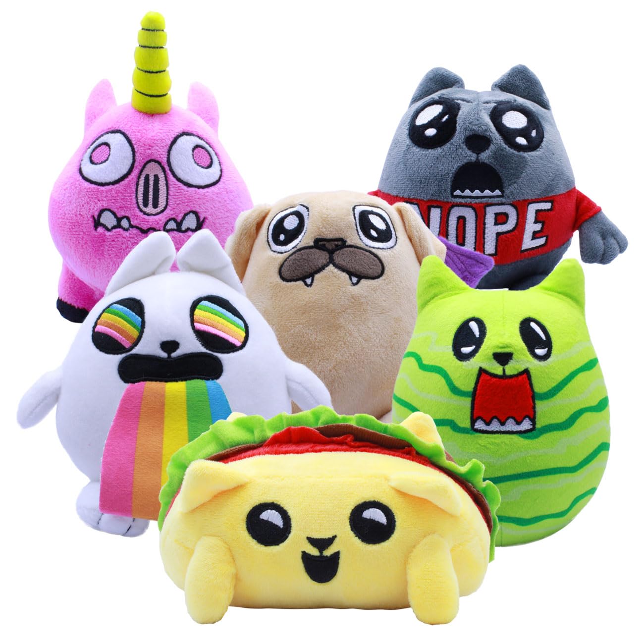 Just Toys Llc Exploding Kittens 6'' Plush (Nope Cat)
