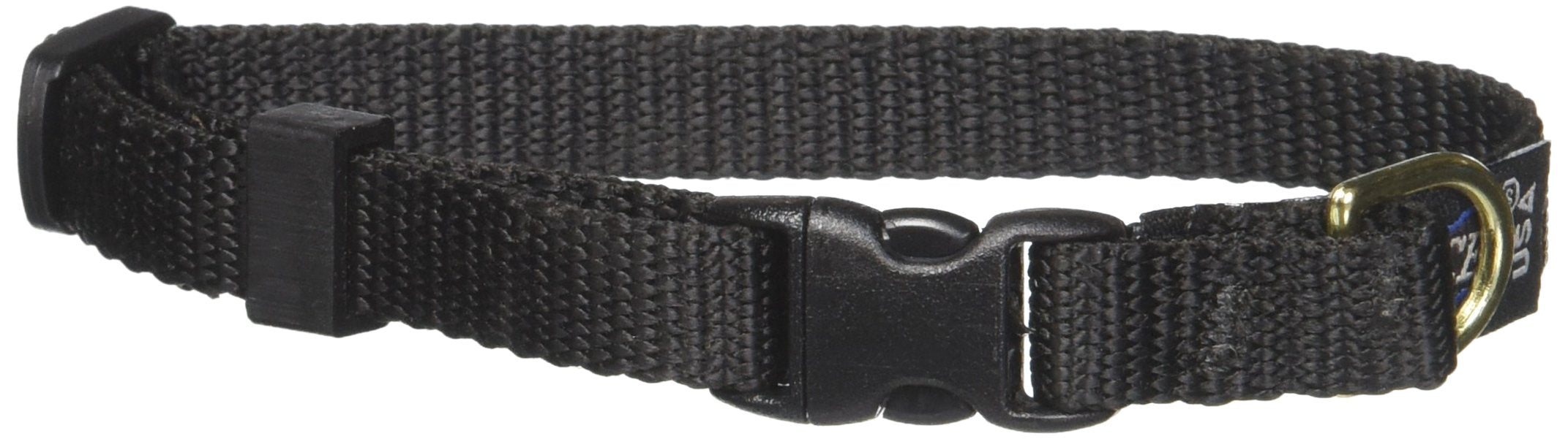 Cetacea Collar With Adjustable Quick Release, X-Small, Black