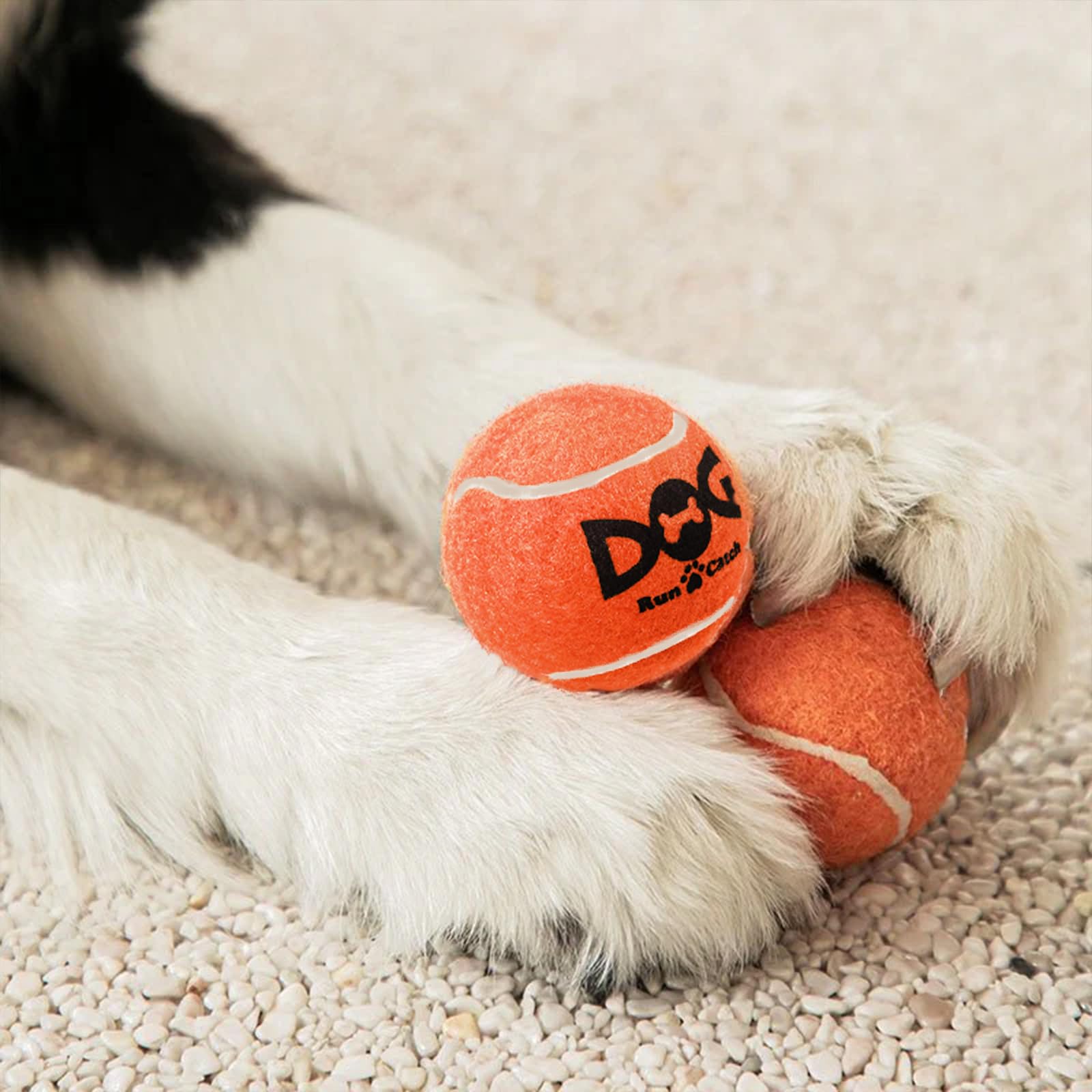 Insum Squeaky Dog Balls - Squeaky Tennis Balls For Dogs, Multicolor | Small - 2.0'', 6Pack