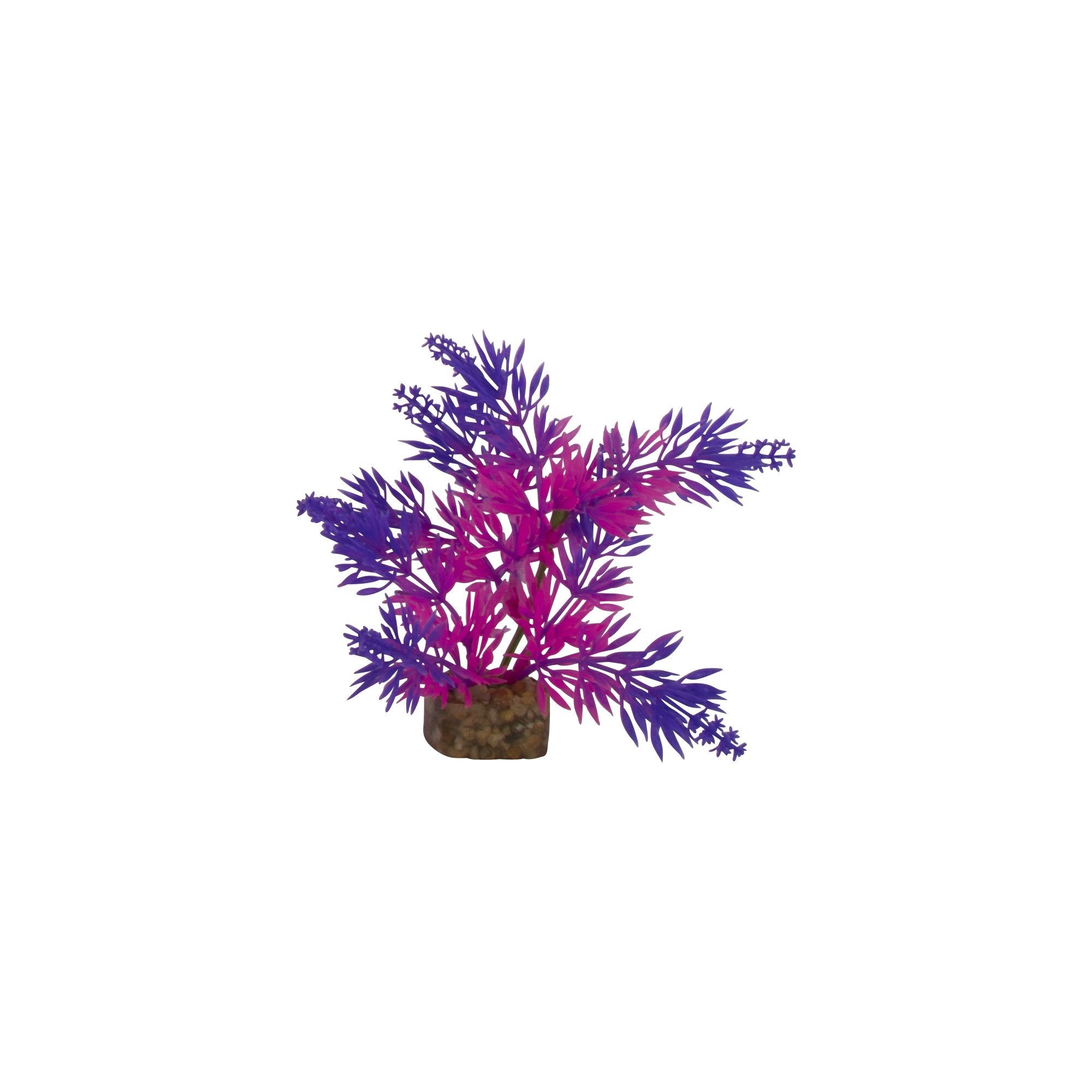 GloFish 78087 Plant for Fish, Purple/Pink, Small