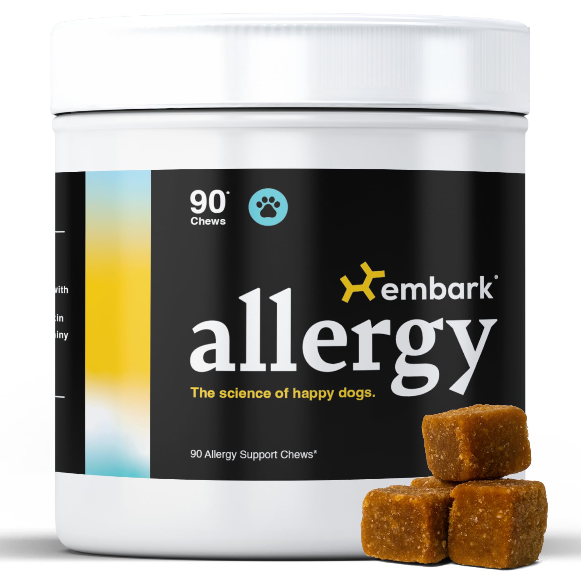 Embark Allergy Supplement for Dogs - Dog Allergy Chews, Support for Itchy Skin & Seasonal Skin Irritation - Vet-Formulated with 
