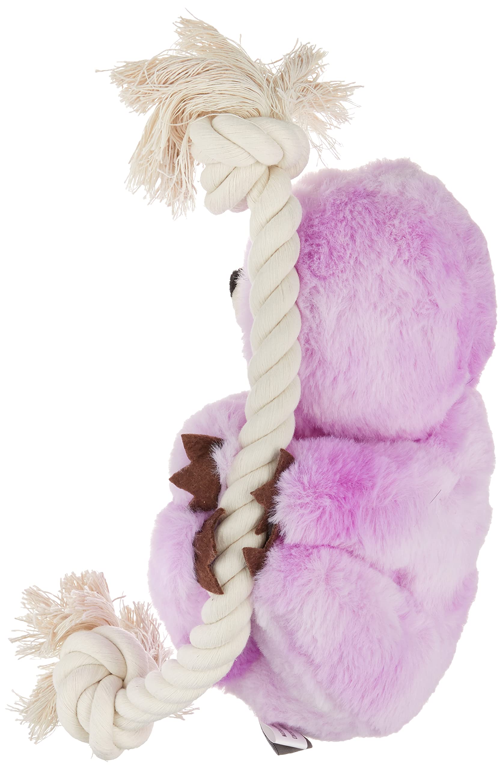 Fringe Studio Dog Toy, Purple Sloth On A Rope-Plsh Pet Toy (289374)