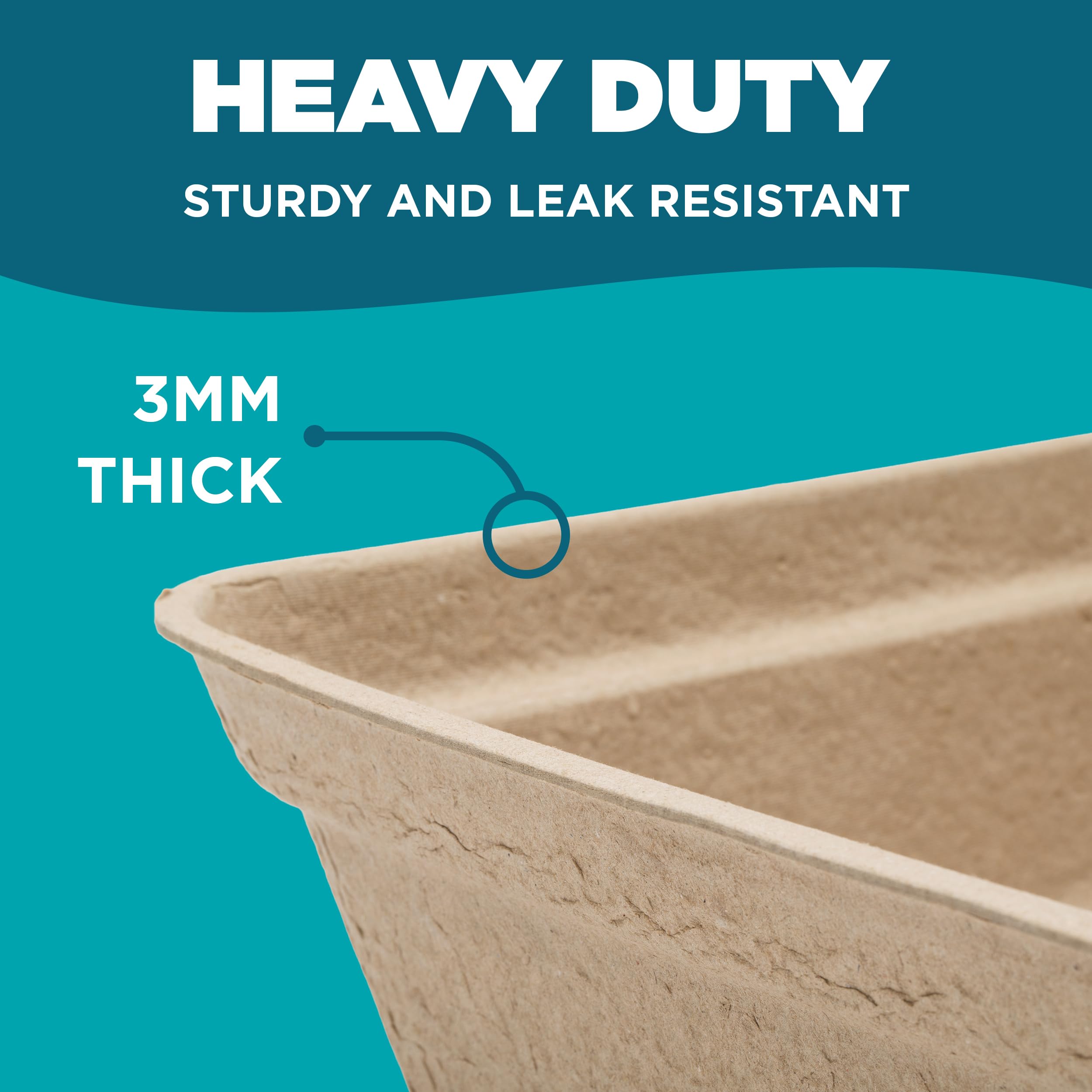 LumaKa Pets Disposable Litter Box: 5-Pack/Large - Disposable Litter Box for Cats, Rabbits, Guinea Pigs, or Travel - Extra Thick,