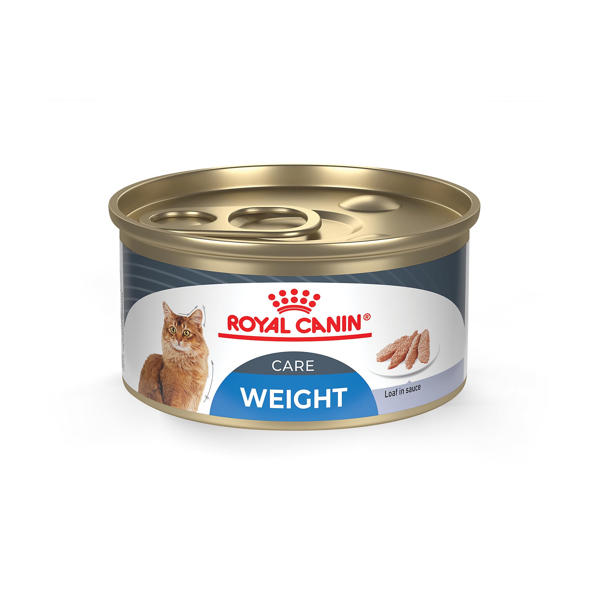 Royal Canin Feline Weight Care Loaf in Sauce Canned Adult Wet Cat Food, 3 oz cans 24-count