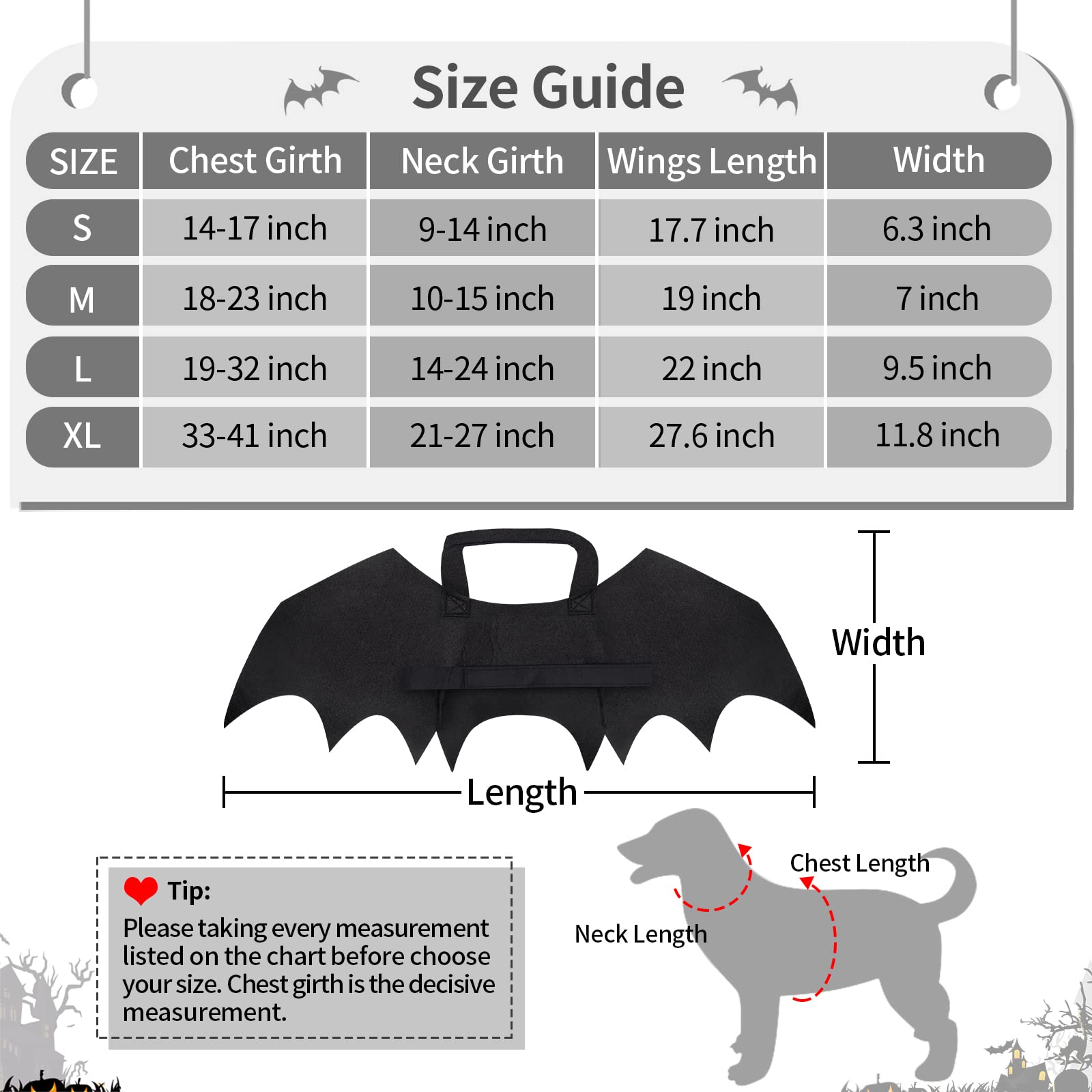 Malier Halloween Cat Costume For Cats Dogs Pet Bat Wings Cat Dog Bat Costume Wings