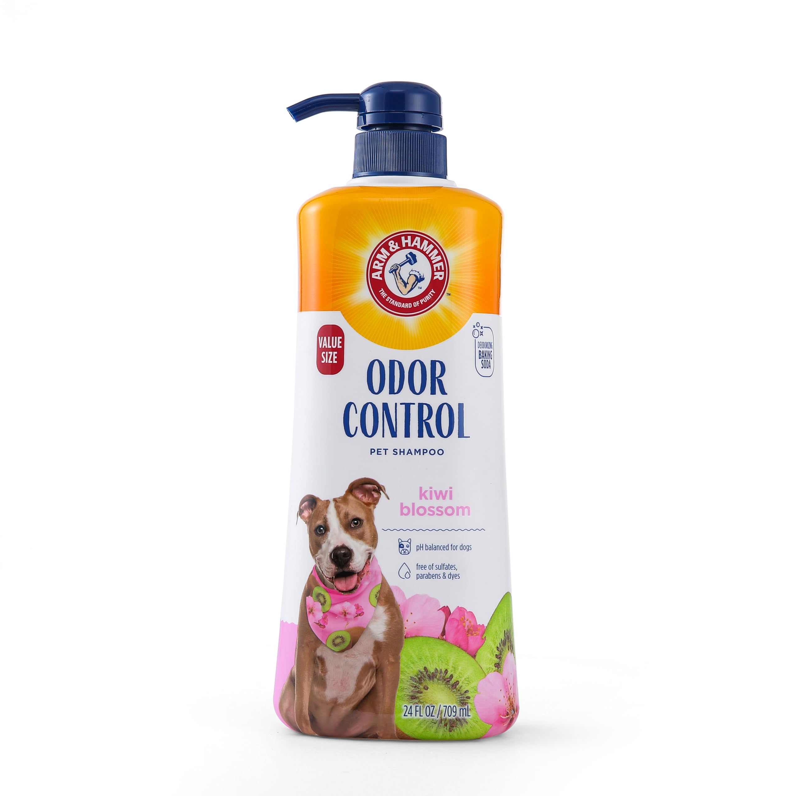 Arm & Hammer For Pets Odor Control Pet Shampoo, Value Size Bottle With Pump | Odor Eliminating Dog Shampoo | Great For All Dogs 