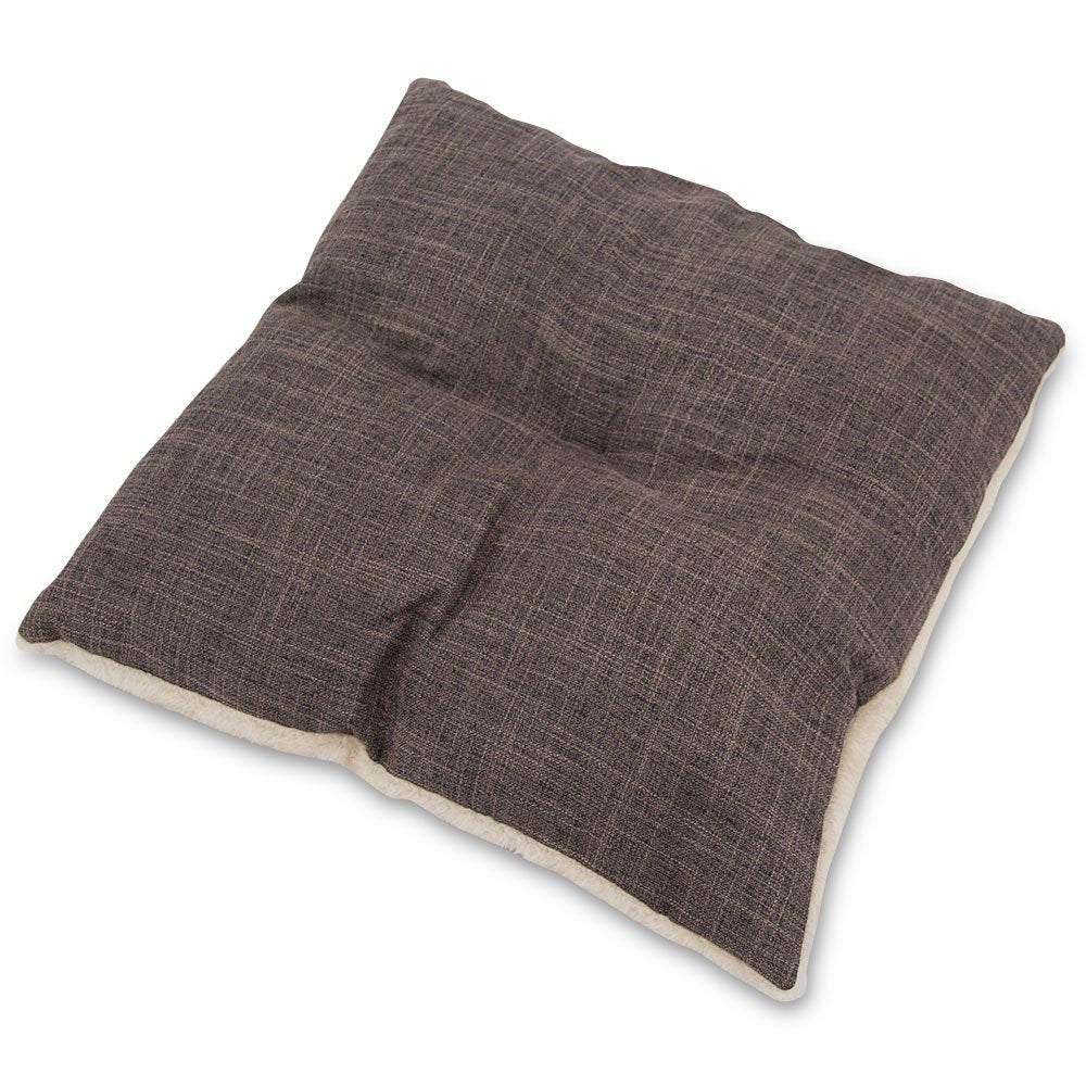 Pet Tent-Soft Bed For Dog And Cat By Best Pet Supplies - Brown Linen, 19'' X 19'' X H:19''