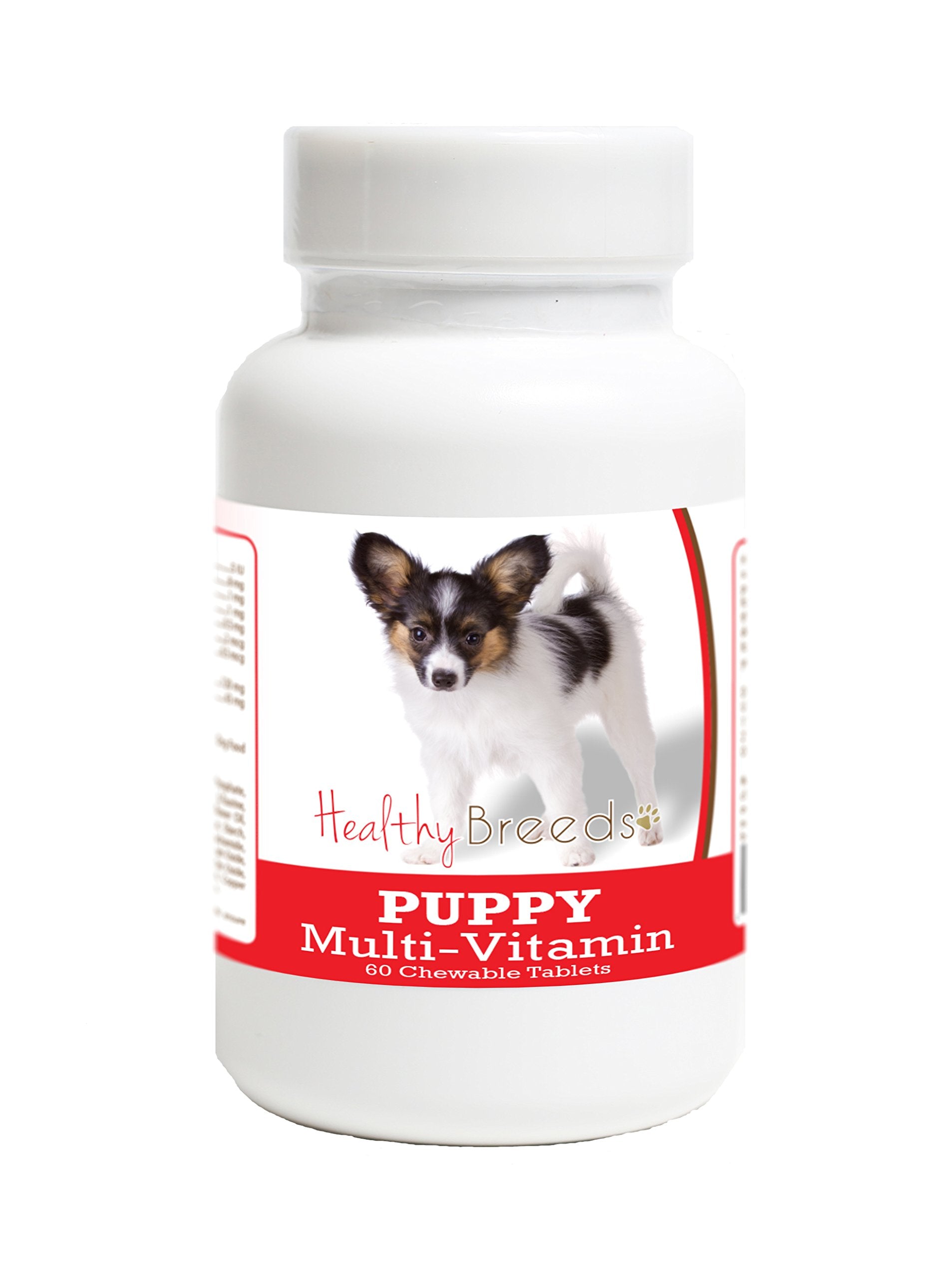 Healthy Breeds Papillon Puppy Dog Multivitamin Tablet 60 Count