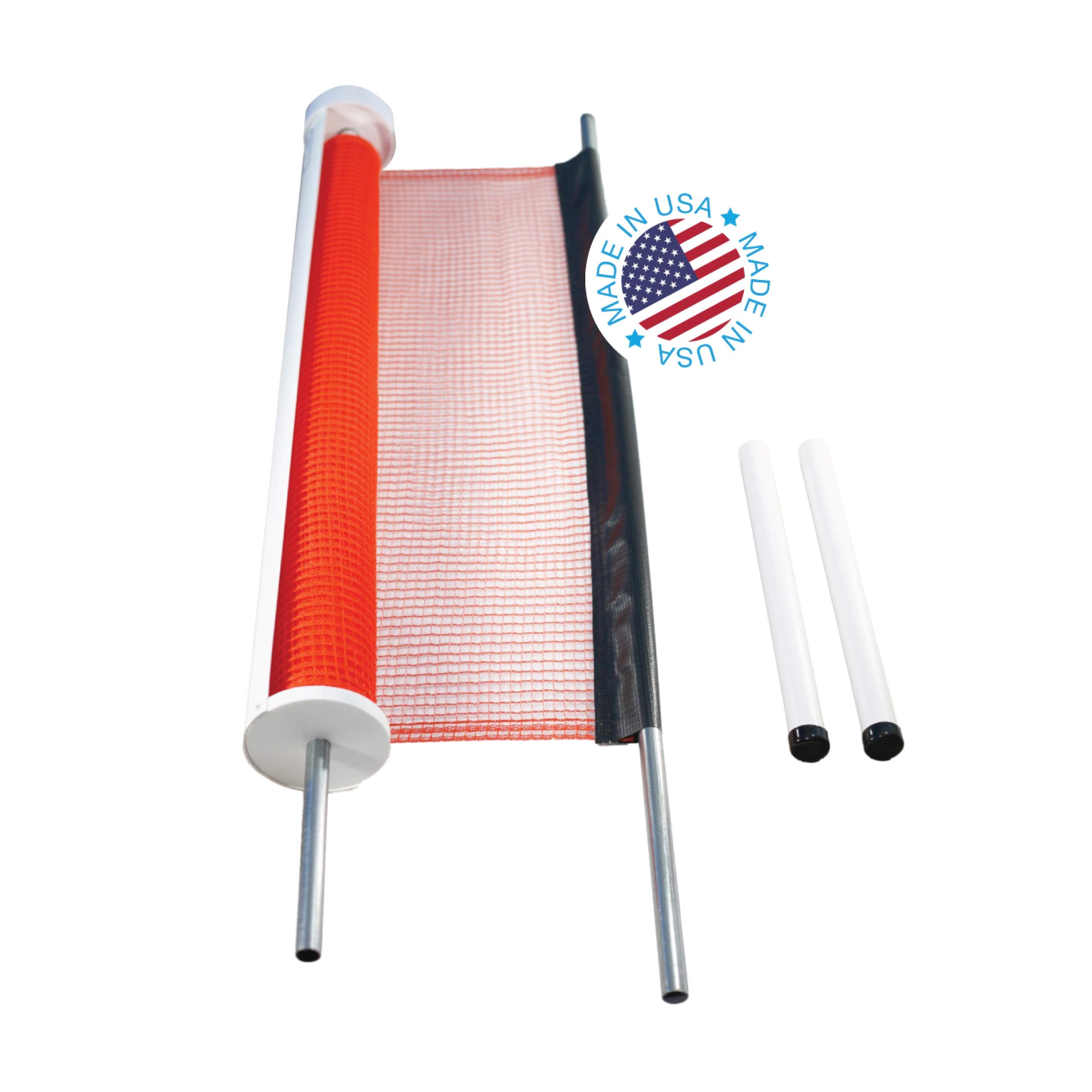 Kidkusion Retractable Driveway Guard, Orange, 25 | Driveway Safety; Outdoor; Barrier; Adjustable
