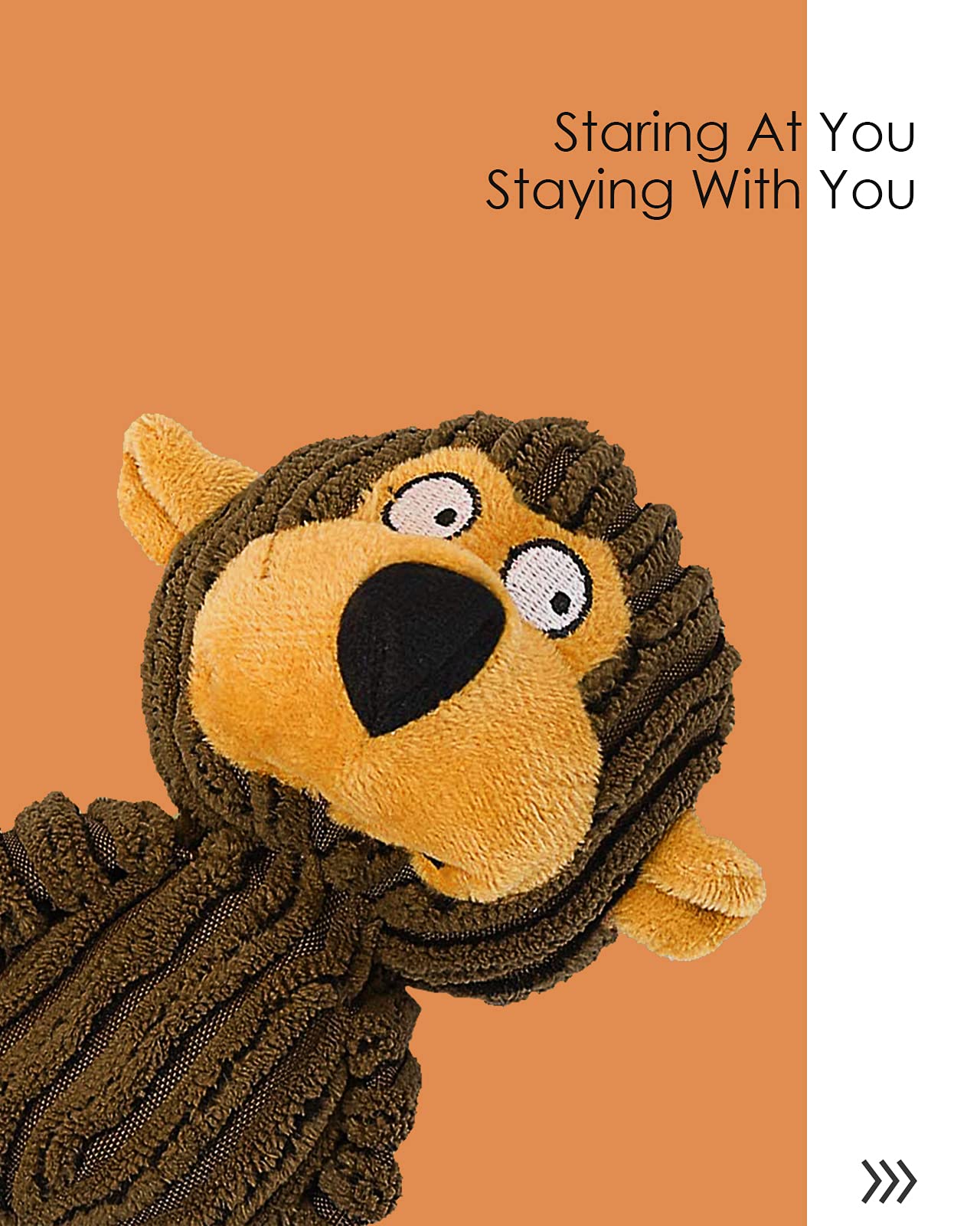 HGB Squeaky Dog Toys, Plush Dog Chew Toys for Puppy Teething, Pet Training and Entertaining, Cute Interactive Dog Toys for Small