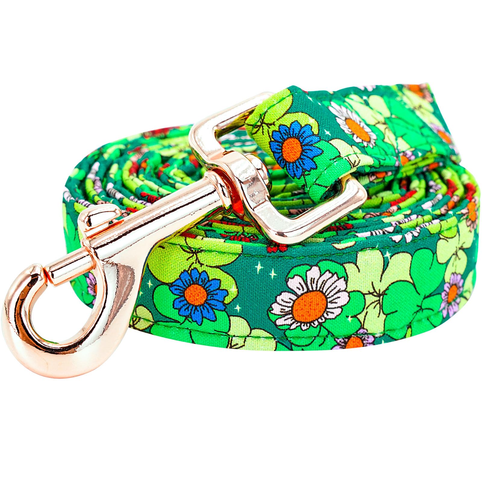Lionheart Glory St. Patrick Dog Leash-Lucky Clover Shamrock Dog Leashes Strong Comfortable Soft Handle For Small Medium And Larg