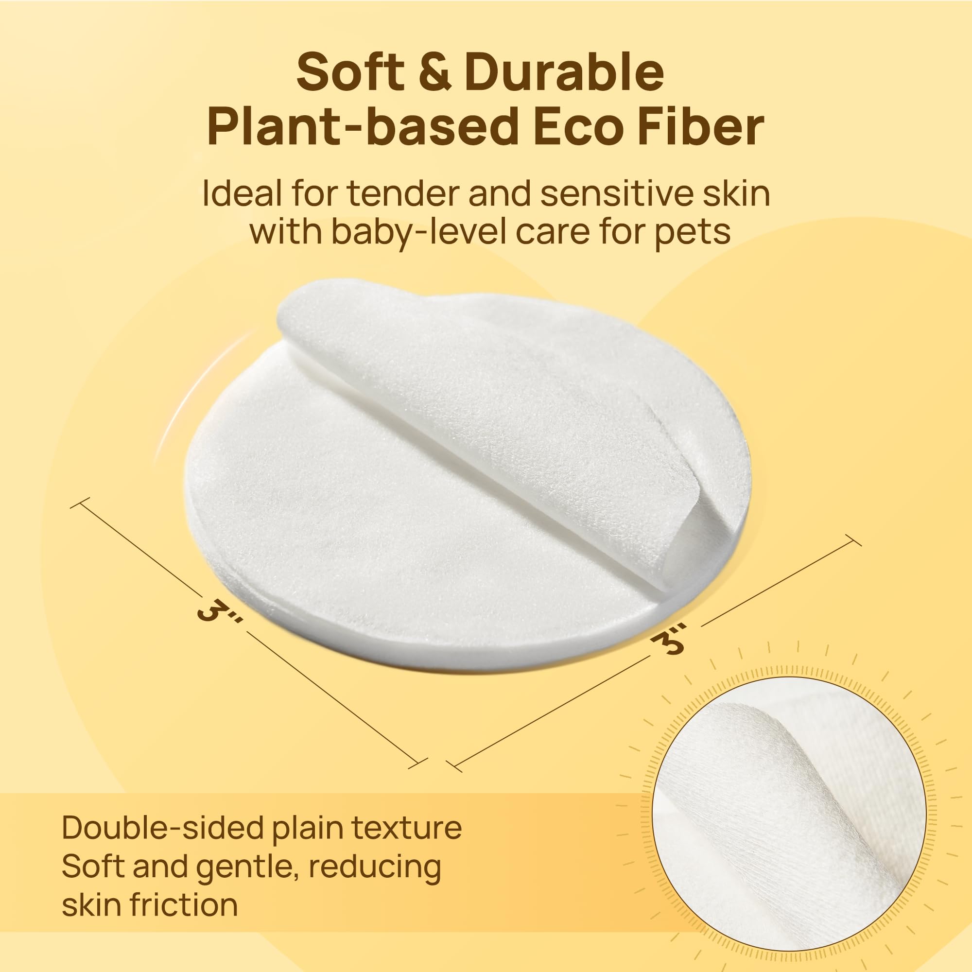 Hicc Pet Wrinkle Wipes For Dogs- 100 Count Hypoallergenic Wrinkle Wipes French Bulldog, Cleans Deodorizing, Anti-Itch Tear Stain