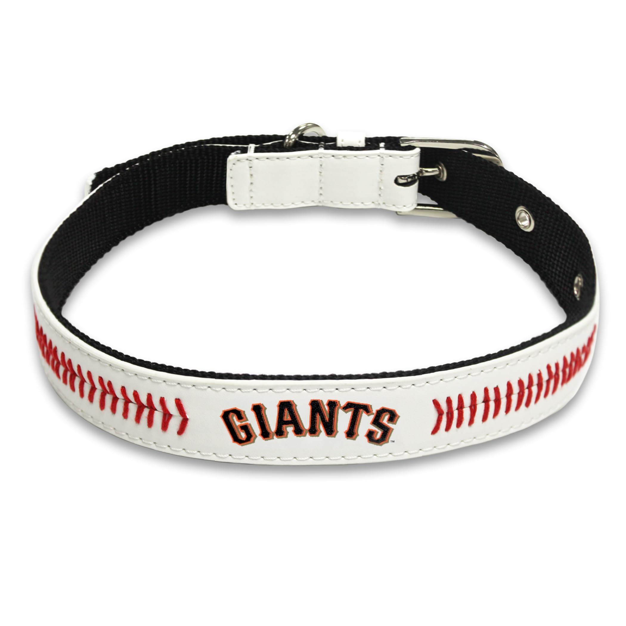 Mlb Dog Collar San Francisco Giants New Signature Pro Pvc-Leather Premium Pet Collars Extra Tough & Durable! Super Stylish! Size