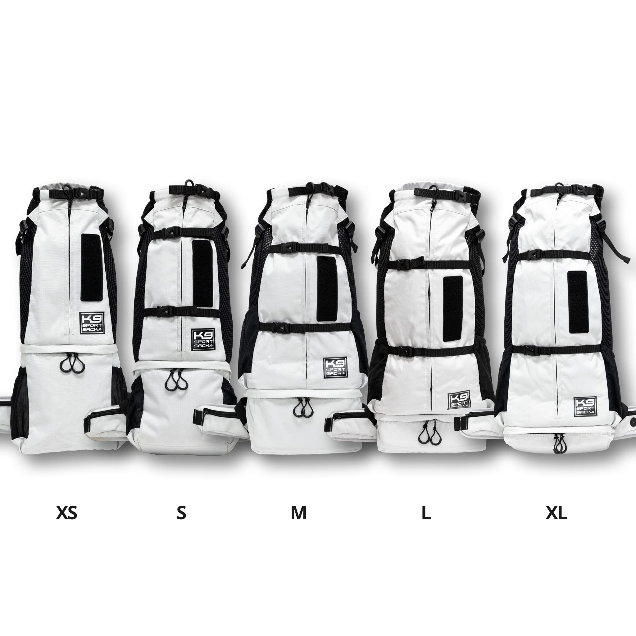 K9 Sport Sack Knavigate Light Grey Backpack Dog Carrier, 11'' L X 11'' W X 22'' H, X-Large, Gray