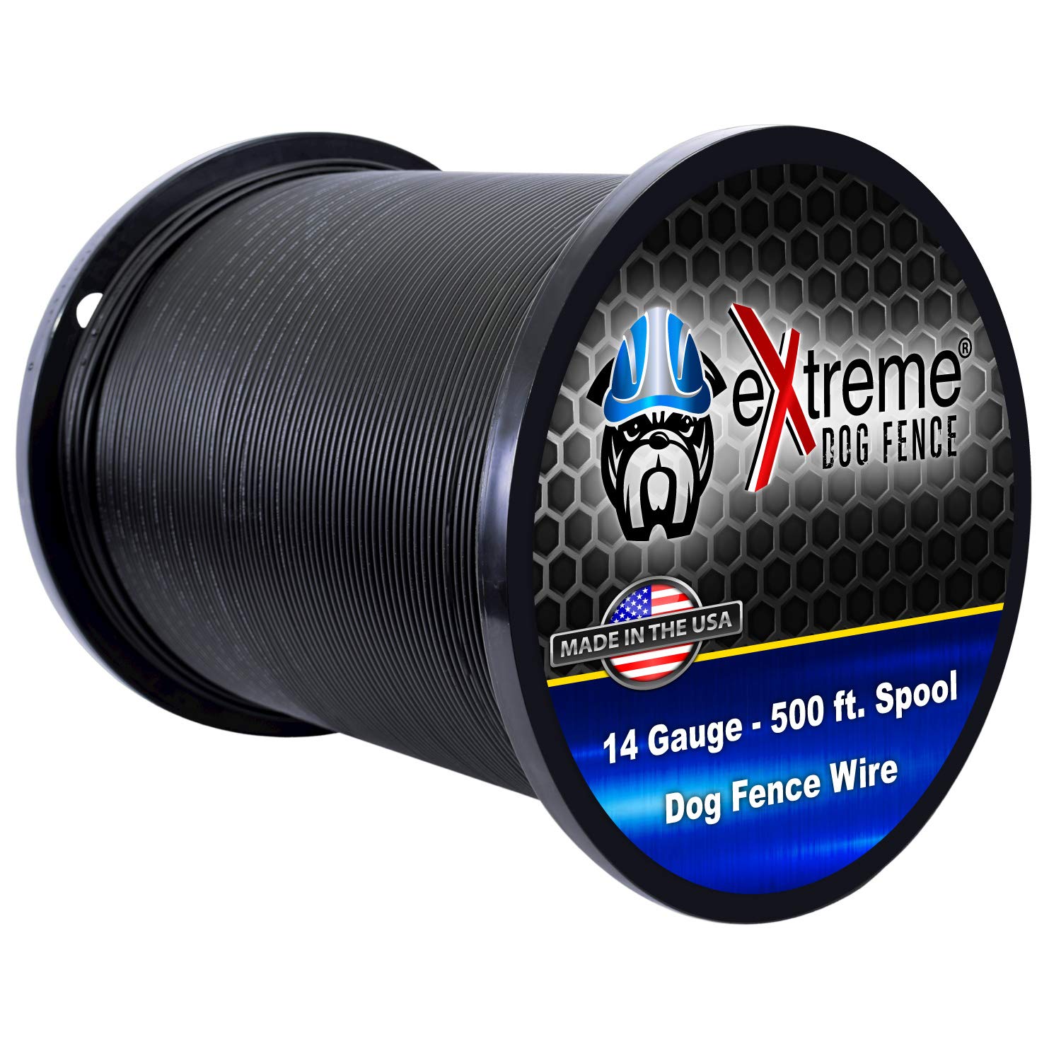Dog Fence Wire - 500 Feet Of 14 Gauge Professional Grade Electric Dog Fence Boundary Wire - Weatherproof Insulation And Compatib