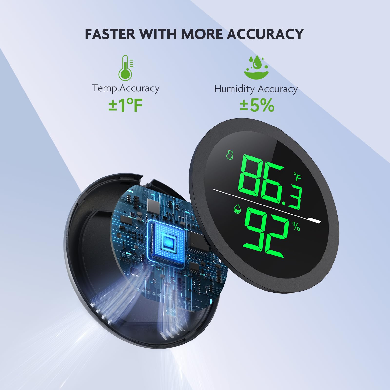 Reptile Tank Thermometer, Paizoo Led Digital Reptile Thermometer And Humidity Gauge Hygrometer For Reptile Tank Snake Tank Acces