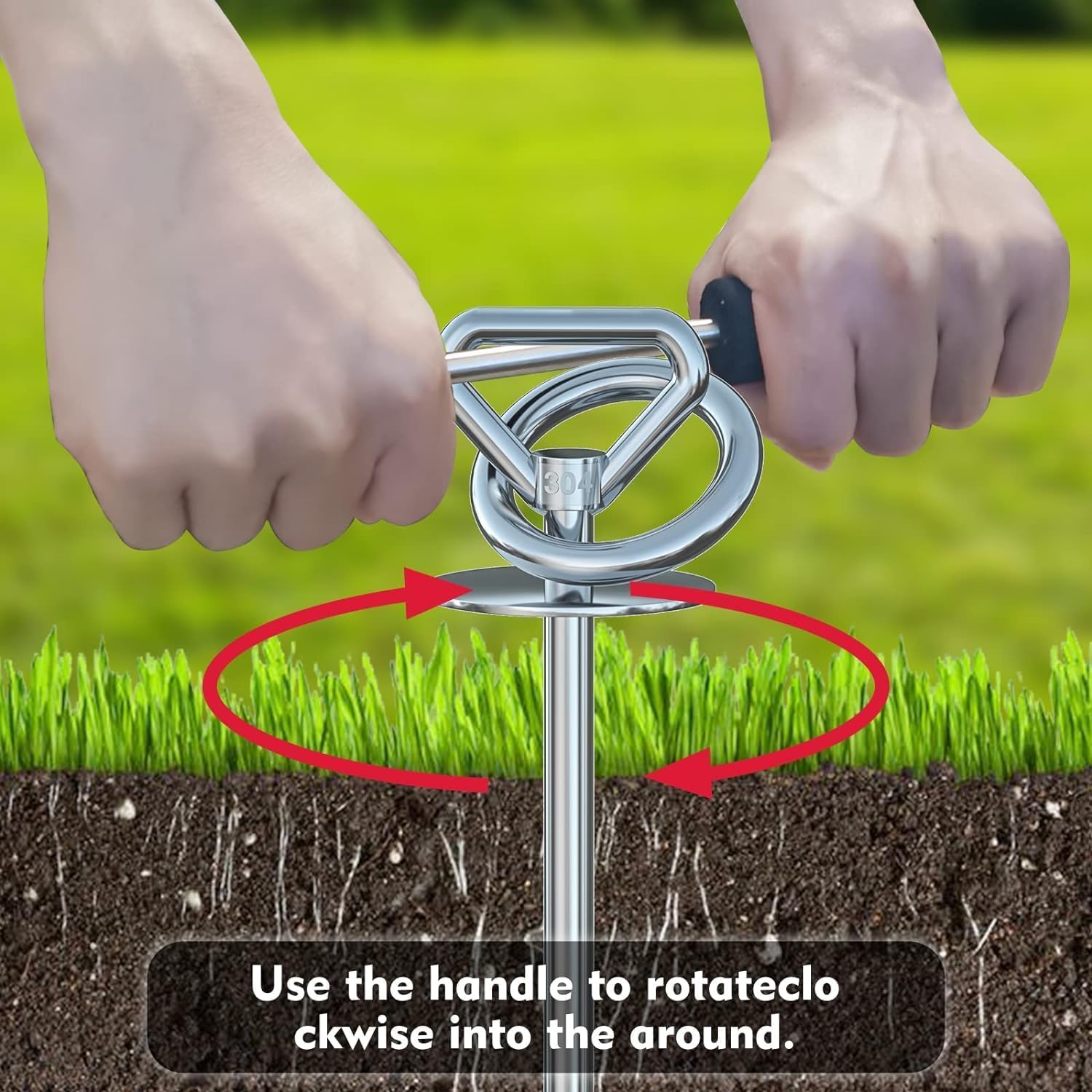 Catapamey Dog Tie Out Stake,360 Swivel Dog Run Anchor,Dog Runner For Yard,Heavy Duty Dog Stake For Large Dogs Up To 200 Lbs-Dog