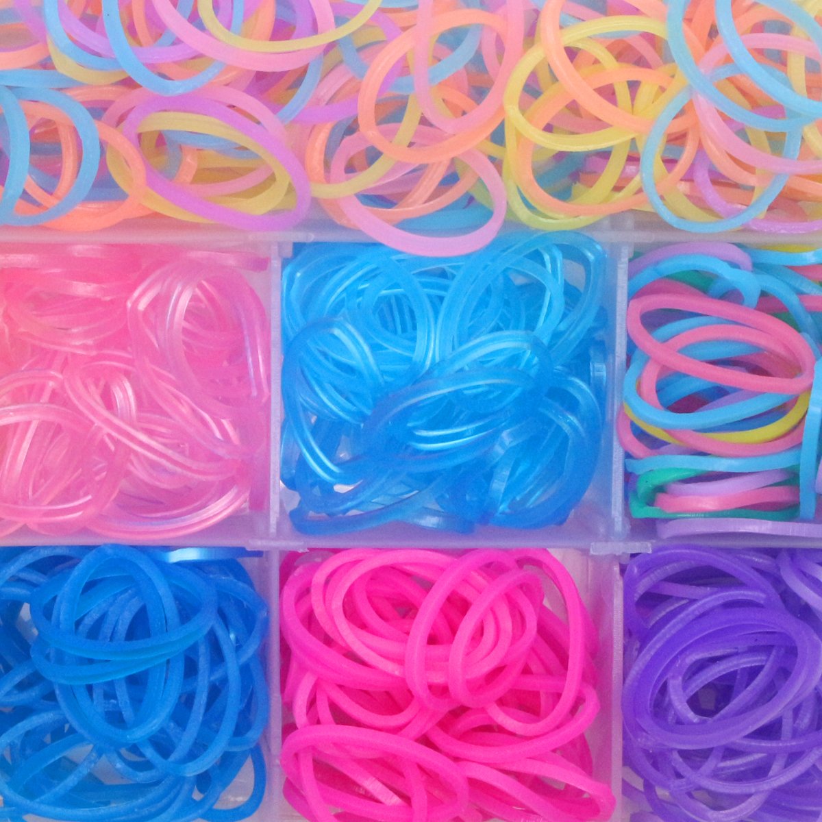 YOY 3/4'' Pet Dog Stretchy Rubber Bands, 600/Box - Puppy Elastics Ties Pony Tail Holders Hair Accessories for Doggy Grooming Top