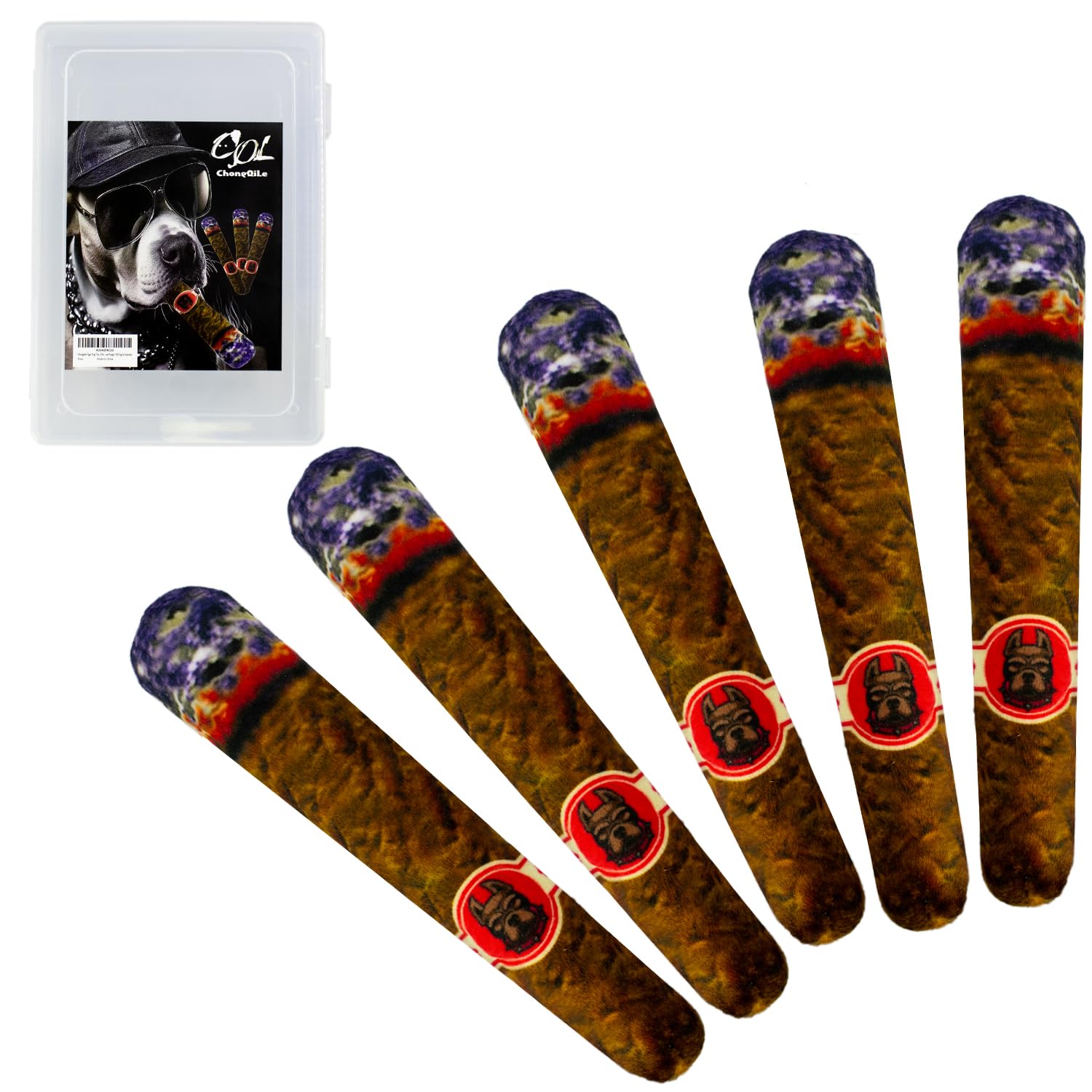 5 Pack Squeaky Toys With A Box, Funny Interactive Giggle Sound Plush Puppy Toys, Plush For Small To Medium Breed, Pet Chew Puppy