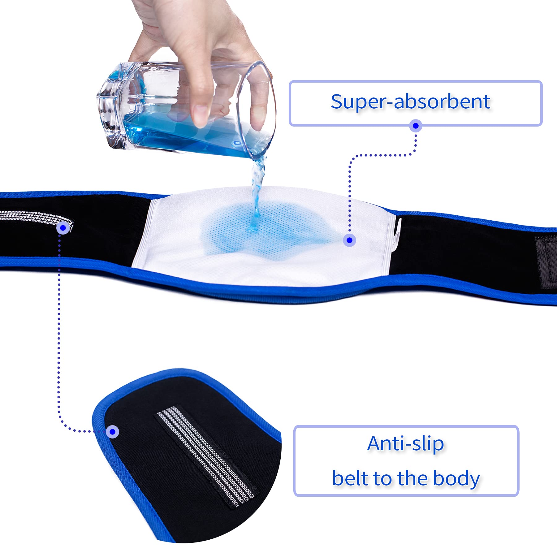 Dog Diapers Male, Acdok Reusable Belly Bands For Male Dogs Wraps Upgrade Durable Delly Diapers For Dogs (Pack Of 3) (X-Small (Pack Of 3))