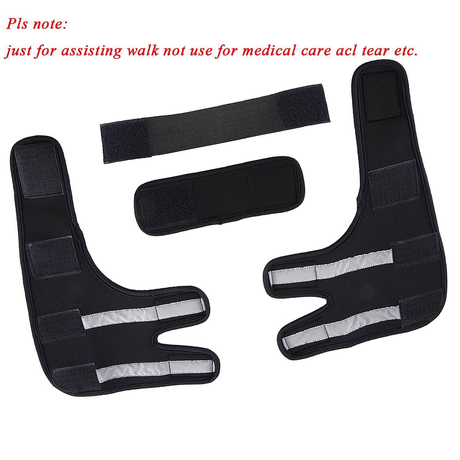 SELMAI Reflective Dog Shoulder Brace Front Leg Brace Canine Elbow Protector Extra Supportive Joint Wrap Arthritis Loss of Stabil