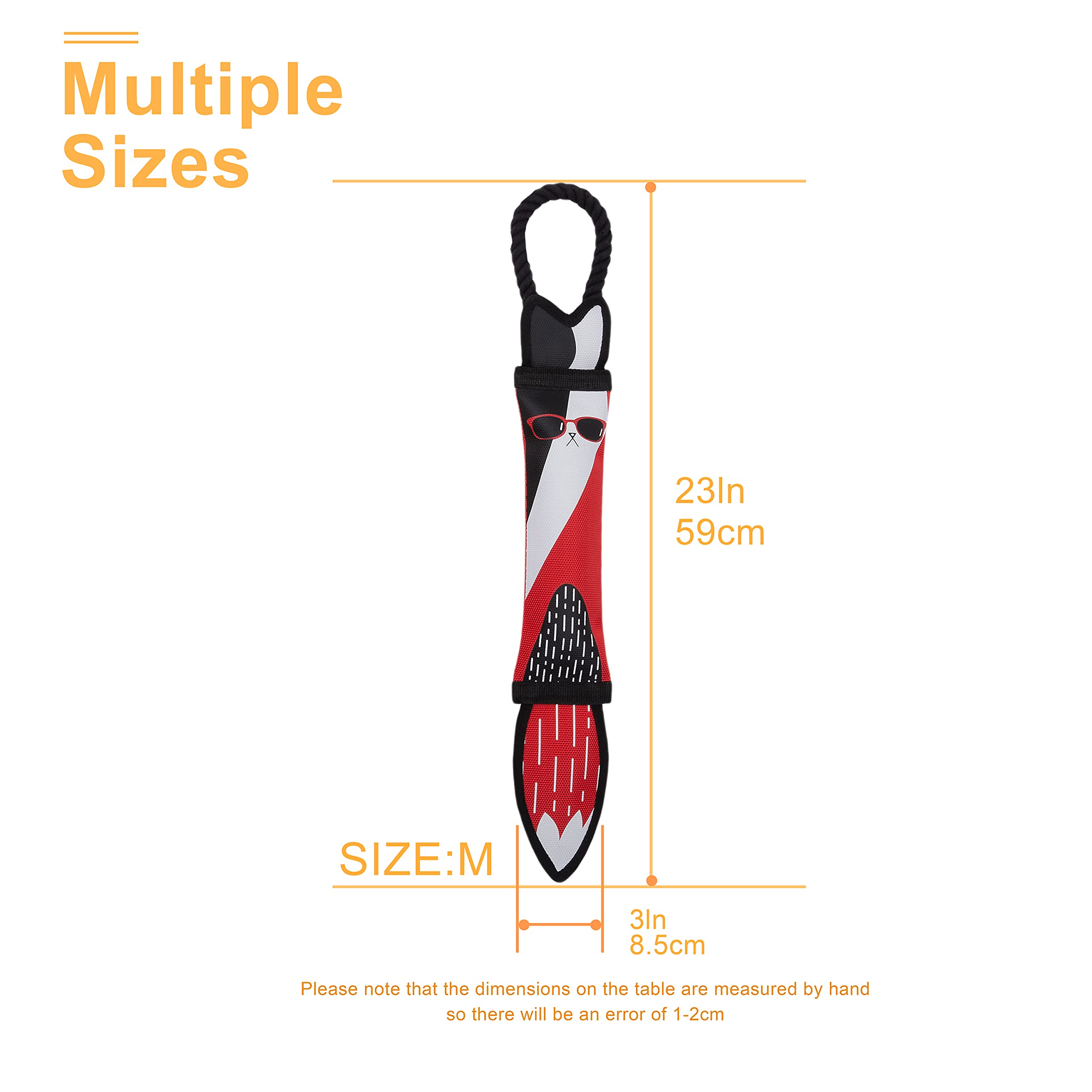 Purrrfect Life Fire Hose Interactive Squeaking Water Dog Toy, Dog Toy For Tug O War, Durable Dog Chew Toy With Squeakers, No Stuffing Dog Toy With Ropes For Small, Medium & Large Dogs