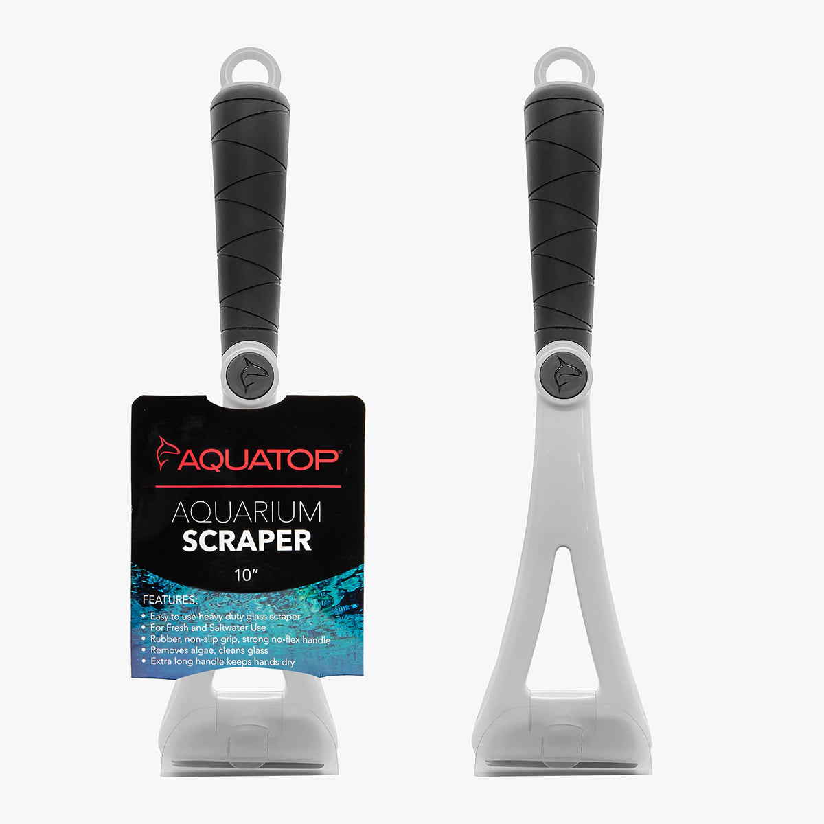 Aquatop Glass Aquarium Scraper (10 Inch Handle)