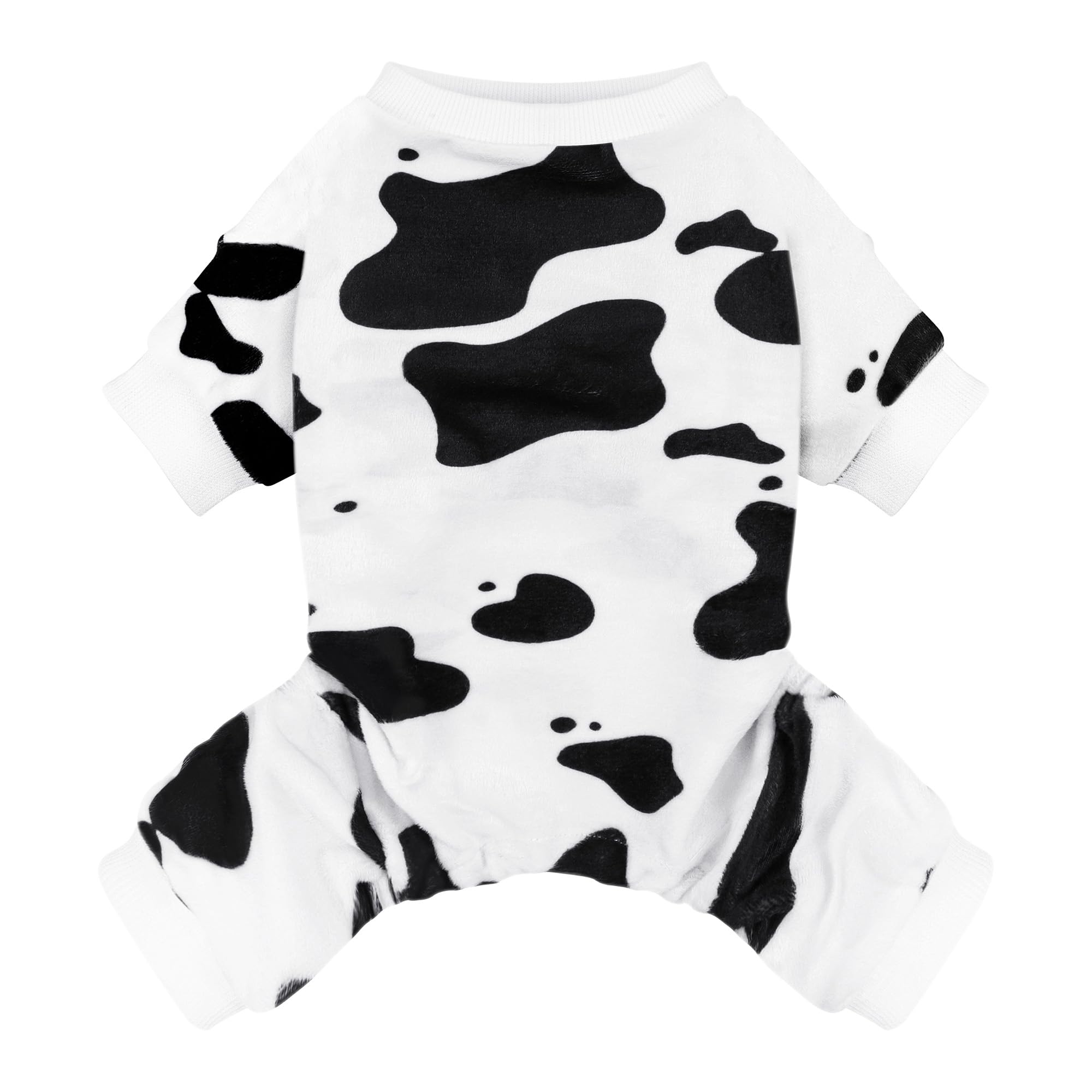 Adorable Cow Print Dog Pajamas - Lightweight, Cozy Four-Legged Outfit For Small To Large Dogs And Cats, Soft And Snuggly Pet Wea