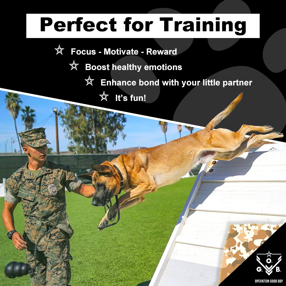 Operation Good Boy Dog Treats - Turkey Sticks Ruck Up Rounds | Natural, Farm-Raised Meat - Vet-Formulated AAFCO Approved Ingredi