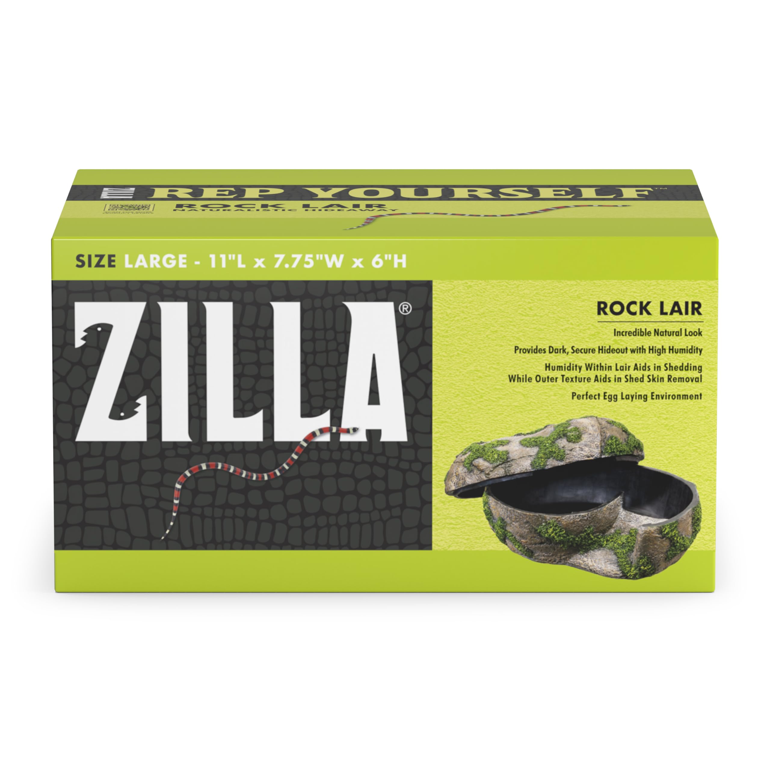 Zilla Pet Terrarium Rock Lair, Large