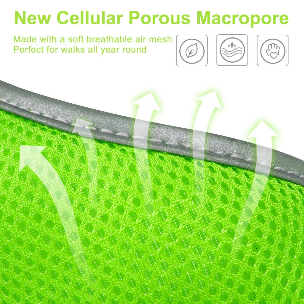 Puppy Harness And Leash Set - Dog Vest Harness For Small Dogs Medium Dogs- Adjustable Reflective Step In Harness For Dogs - Soft Mesh Comfort Fit No Pull No Choke (S, Light Green)