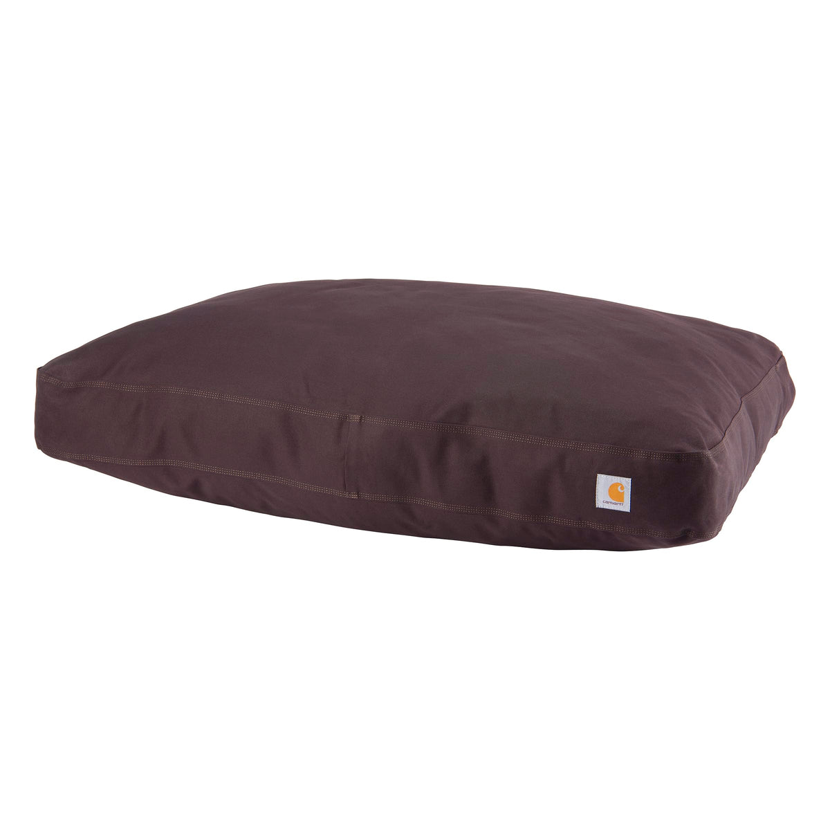 Carhartt Durable Canvas Pet Bed, Water Resistant Firm Duck Dog Bed, Deep Wine, Medium