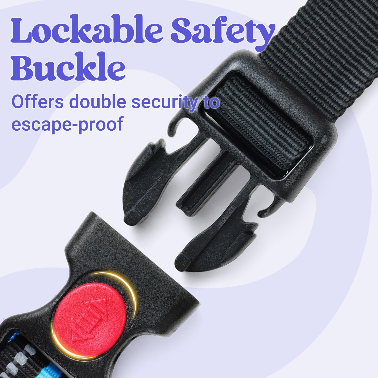 rabbitgoo Dog Harness Small Sized Dog, No Pull Pet Harness with Soft Padded Handle, Adjustable Reflective Vest with 3 Buckles, E