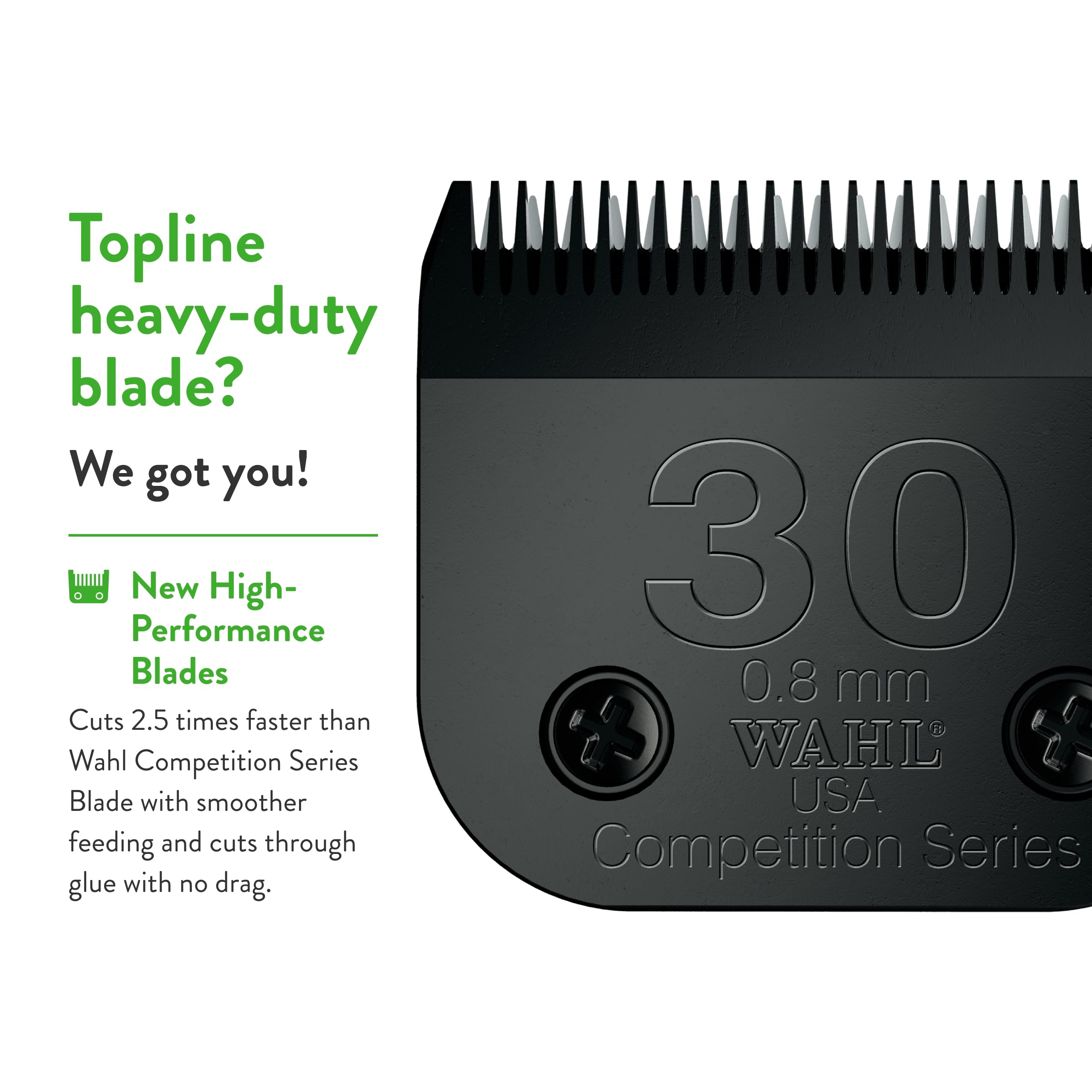 Wahl Professional Animal 30 Fine Ultimate Competition Series Detachable Blade With 1/32-Inch Cut Length (2355-500)