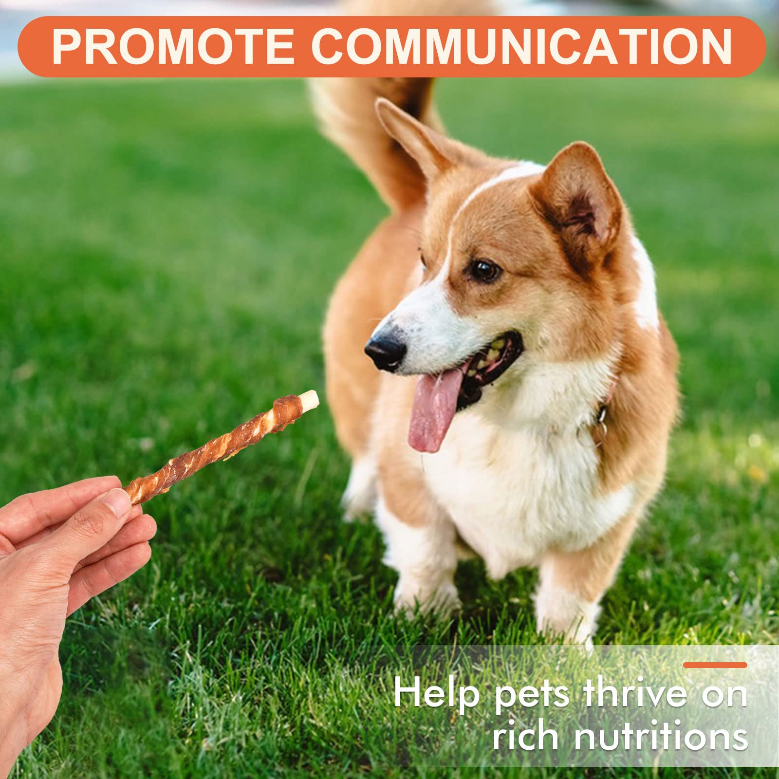 MON2SUN Duck Wrapped Rawhide Dog Treats, 14.11 oz - Dental Health Snacks for Puppies & Small Dogs