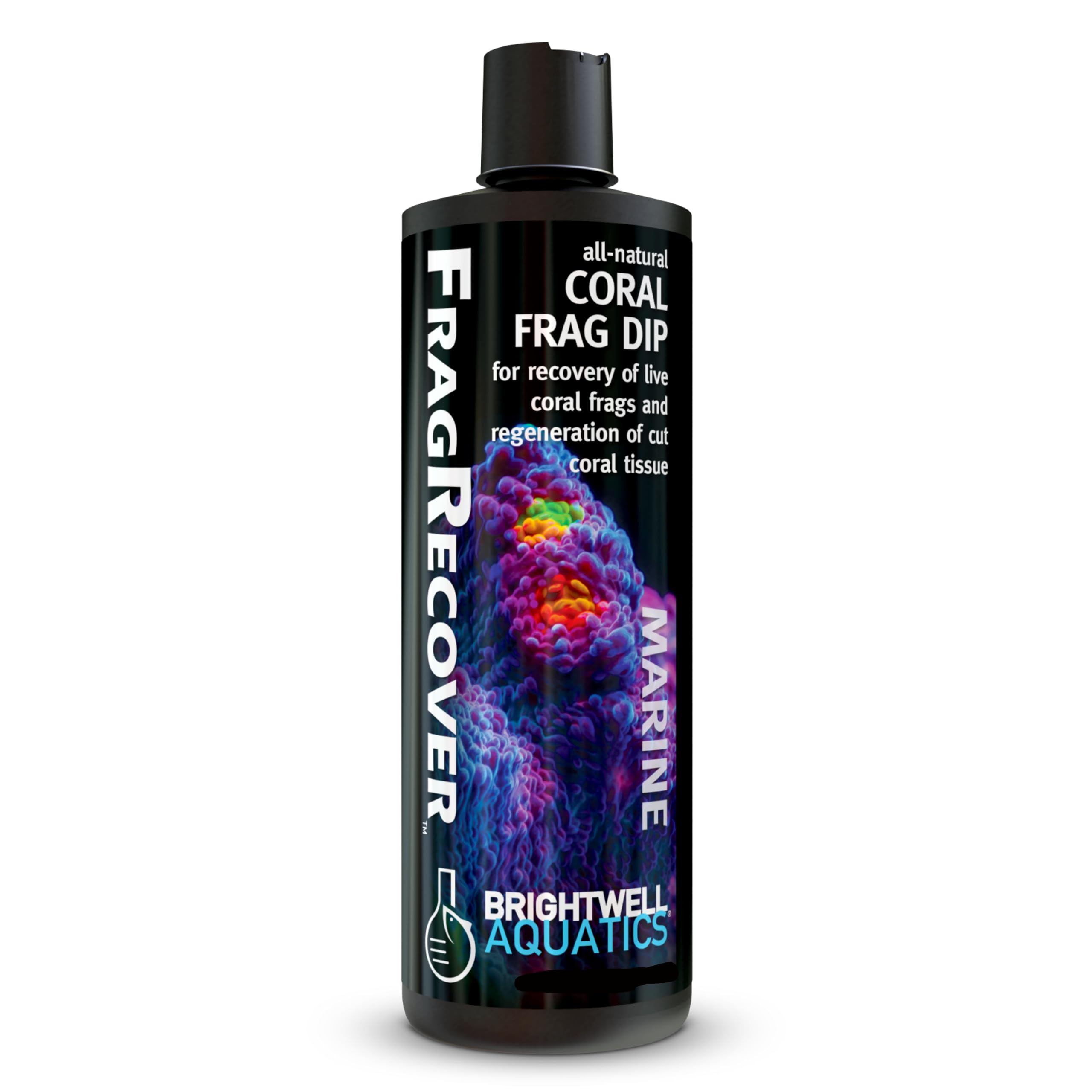 Brightwell Aquatics Frag Recover - Natural frag dip for Tissue Recovery and to Prevent infections, 500 ml (FRAGR500)