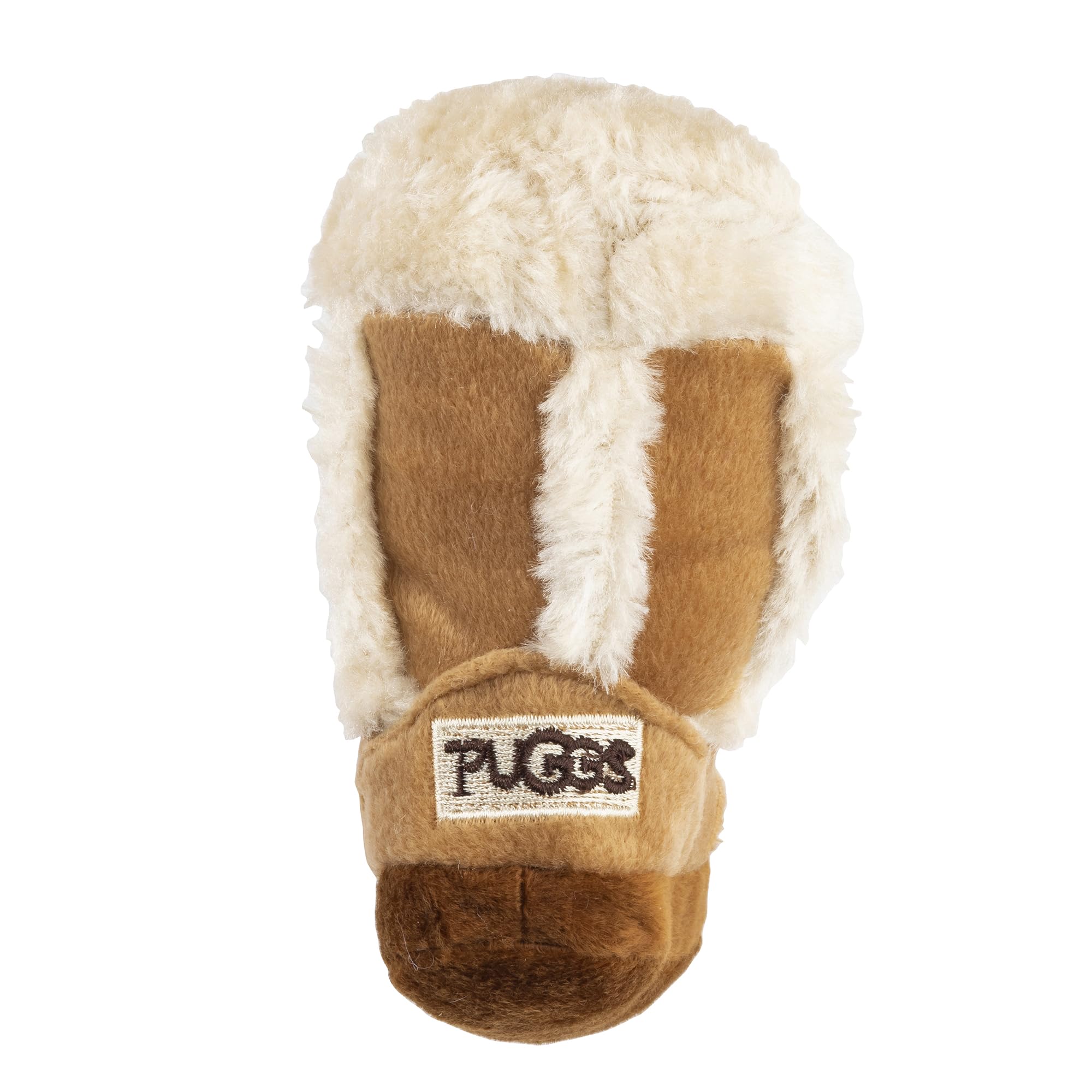 Haute Diggity Dog Pugg Boot, Plush Designer Dog Toys with Interactive Squeaker, Stimulating Pet Enrichment, Machine-Washable & S