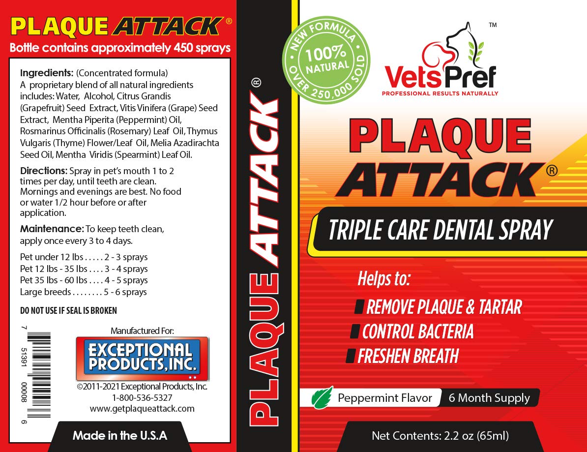 Plaque Attack Pet Dental Spray